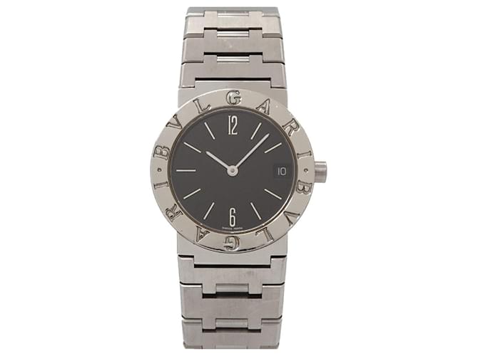 Bulgari Bvlgari BB30SS Boys' Black Quartz Wristwatch ref.3203664