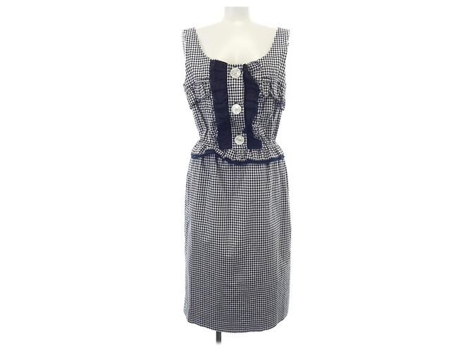 miu miu black and white dress Cloth ref.3224343 Size:64 Long Lustrous satin fabric and Princess THE LEGEND IS BACK!!!,