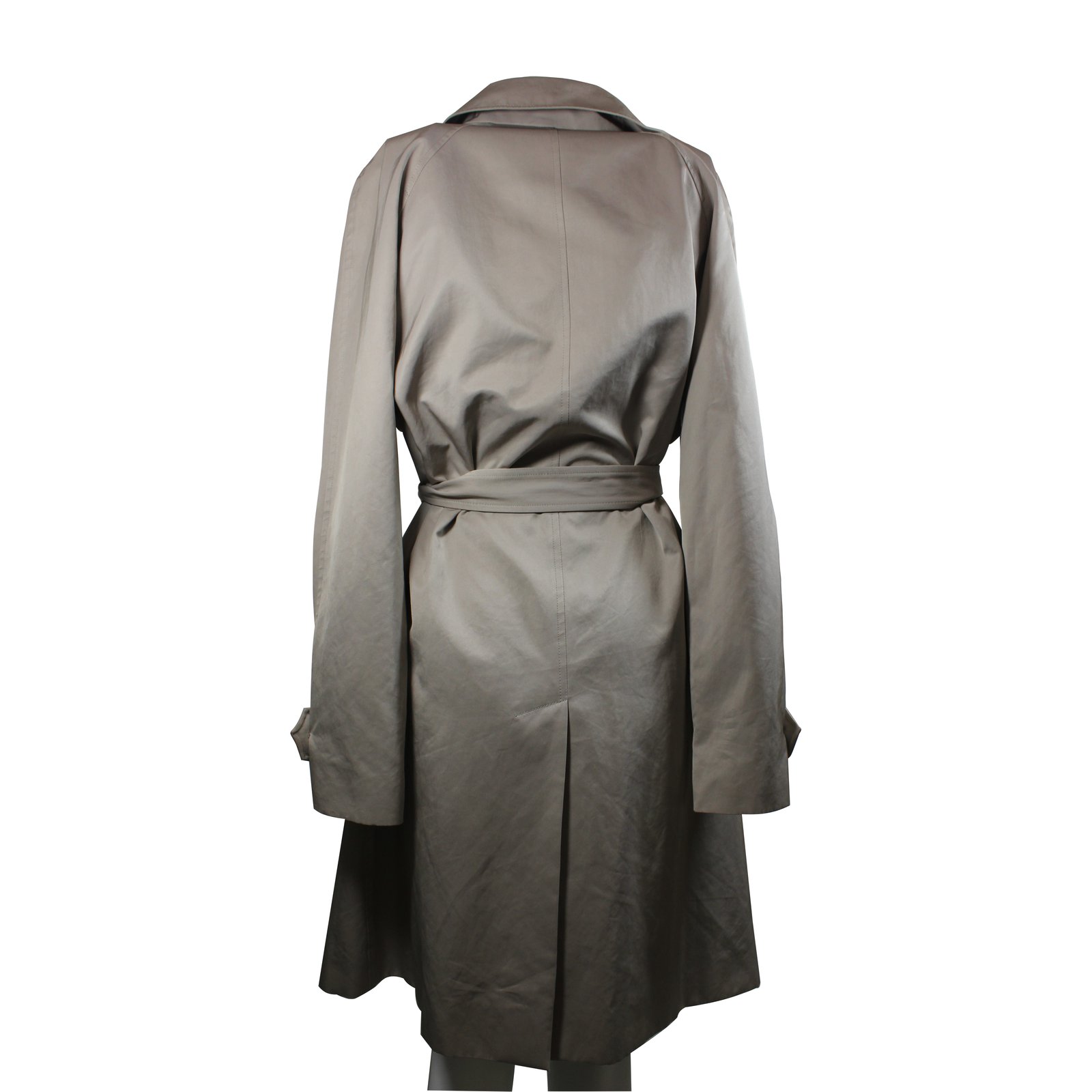 Agnès b. Trench coats Beige Polyester Polyamide ref.5285 - Joli Closet