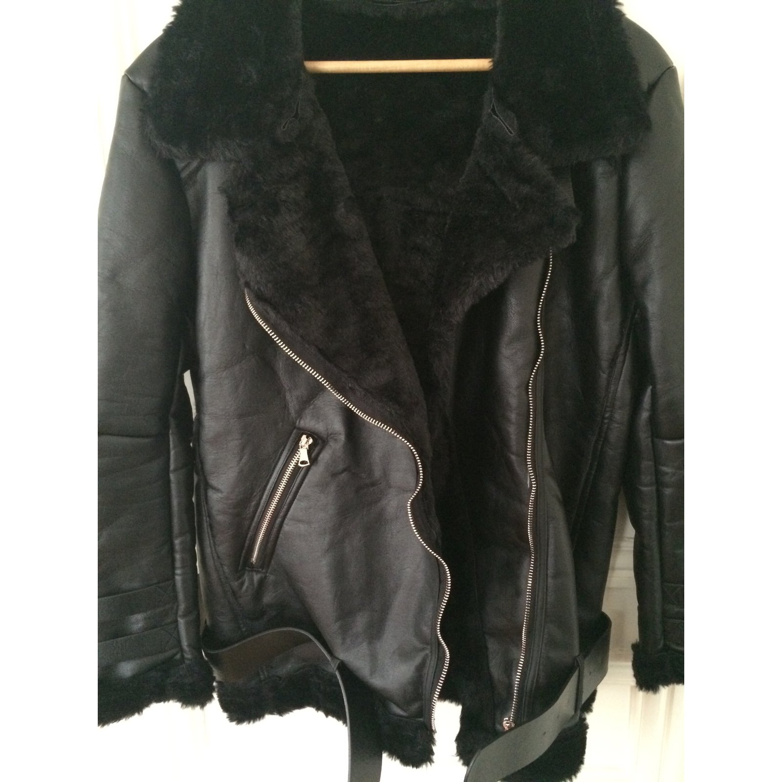 No Brand Jackets Black Leather ref.5579 - Joli Closet