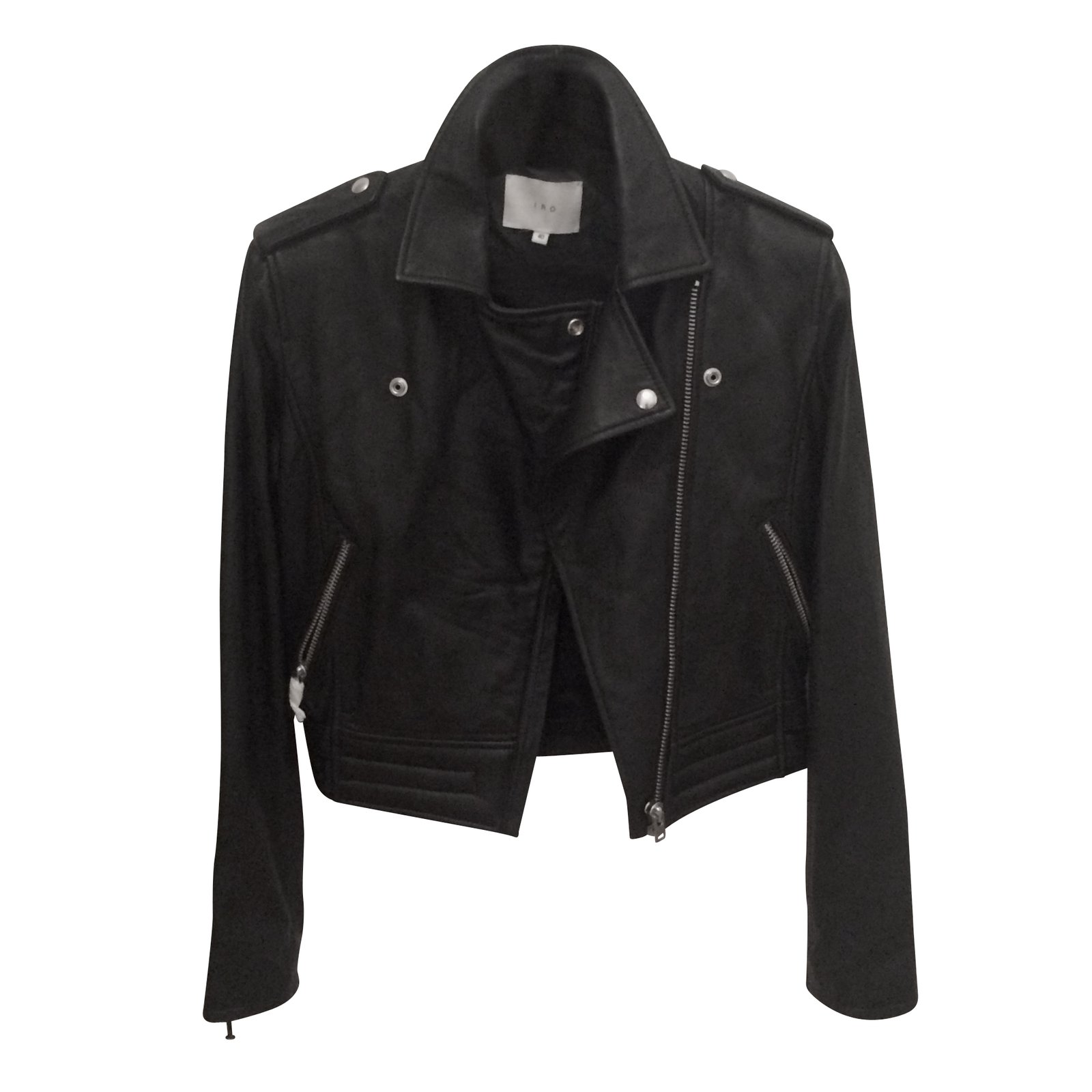 Iro Jackets Black Leather ref.5622 - Joli Closet