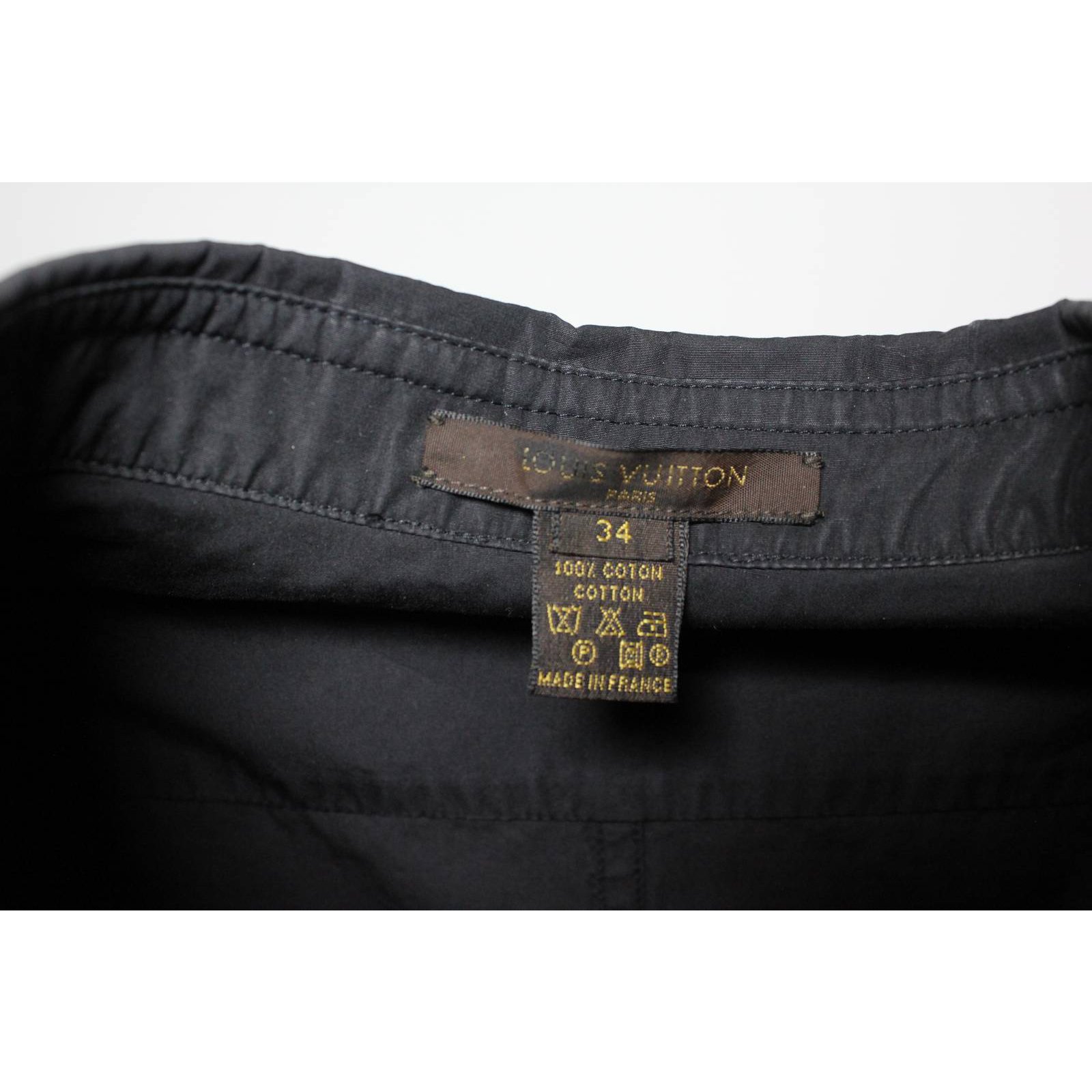 Louis Vuitton Chemise Coton Noir ref.5748 - Joli Closet
