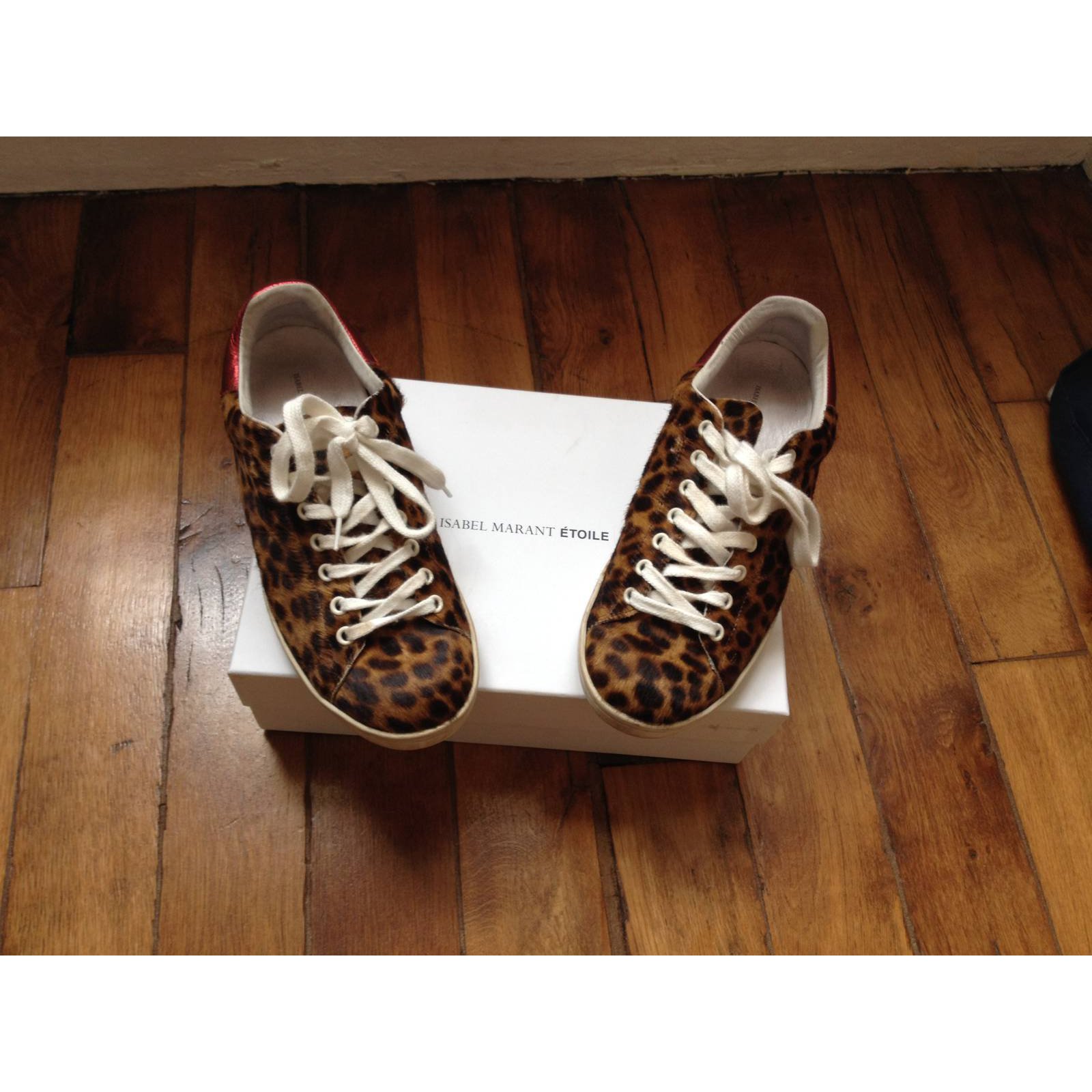 Marant Sneakers Leopard print Leather ref.6055 Joli Closet