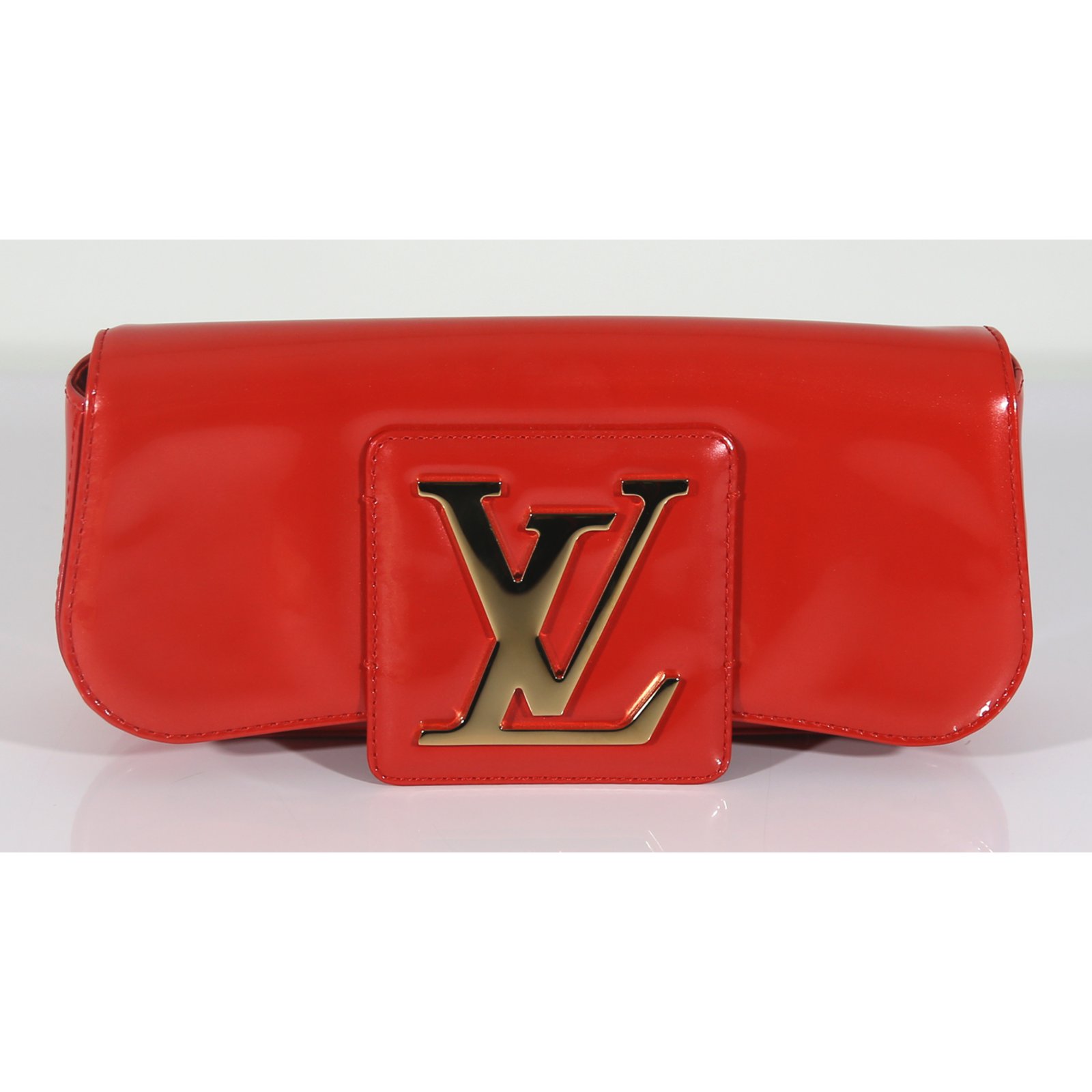 Sobe Louis Vuitton Clutch bags Orange Patent leather ref.6154 - Joli Closet