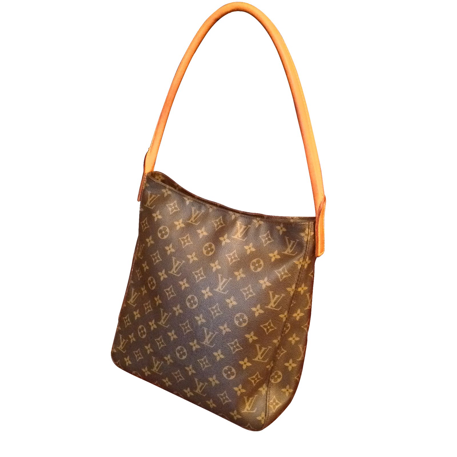 Bowling Louis Vuitton Eclipse Handbag Brown Leather ref.63007 - Joli Closet