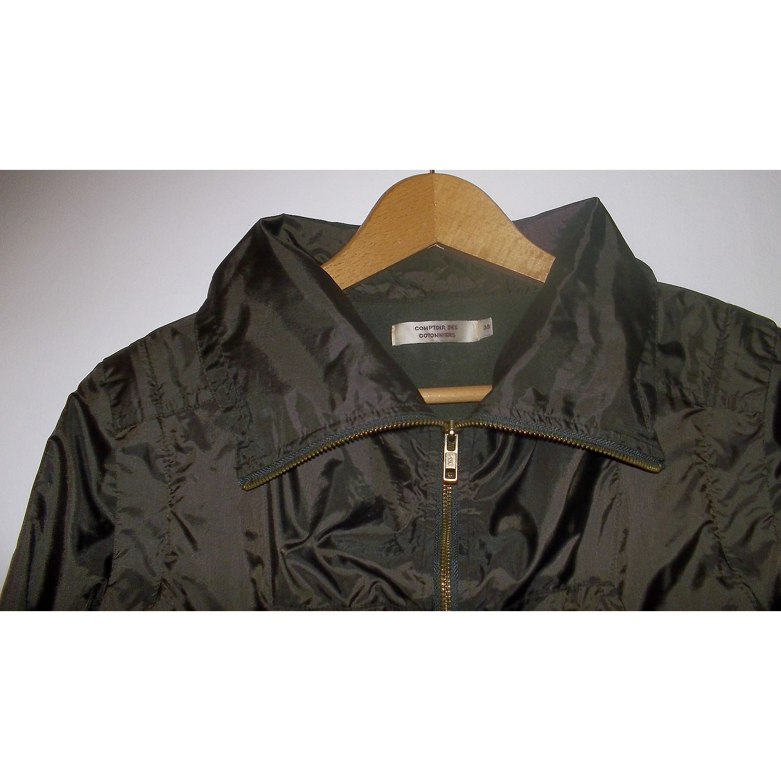 Manteau Marron COMPTOIR DES COTONNIERS Taille 36 - Style Trench - Occasion Bon état