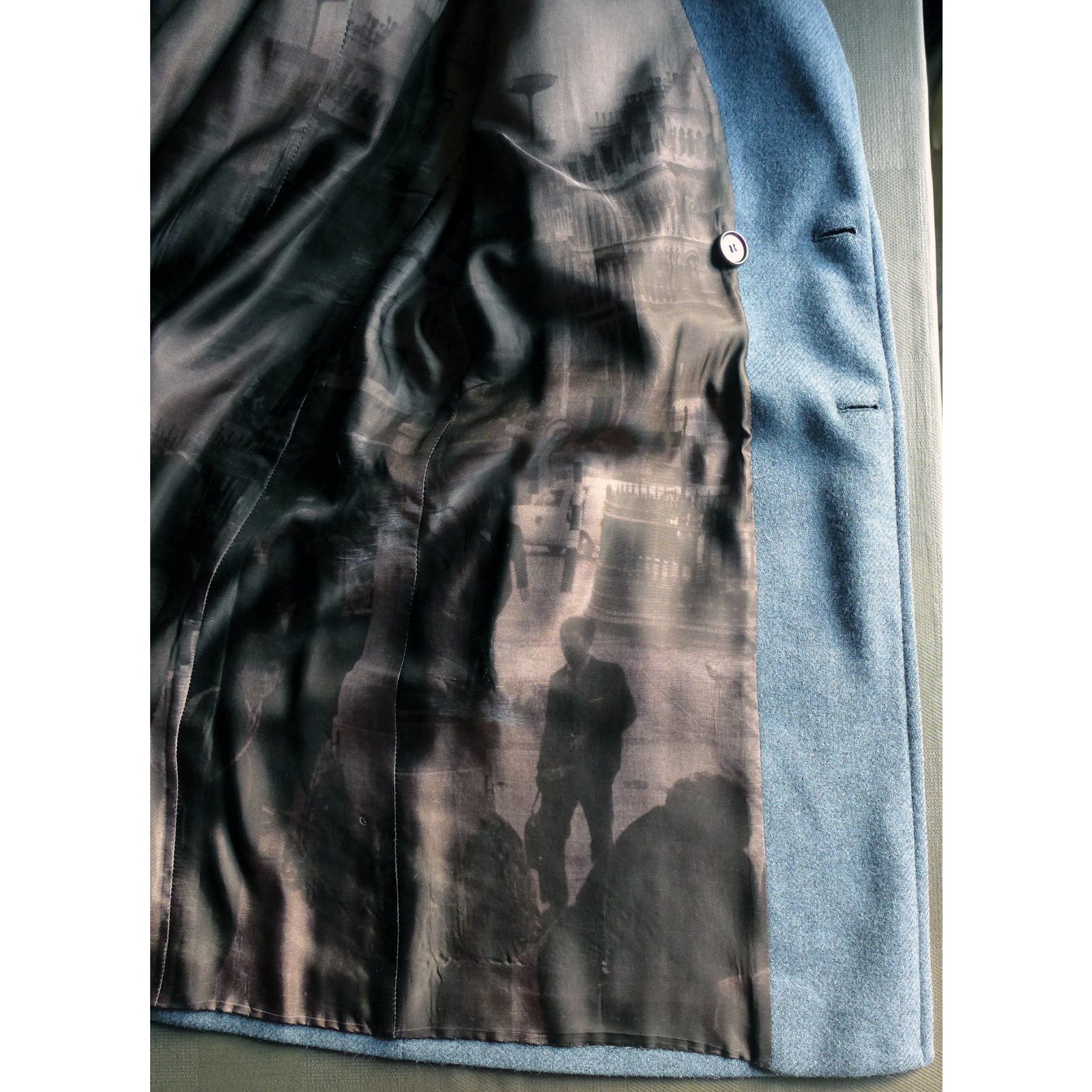 Manteaux homme Paul Smith Manteaux Laine Bleu ref.7114 Manteaux homme Paul Smith Manteaux Laine Bleu ref.7114