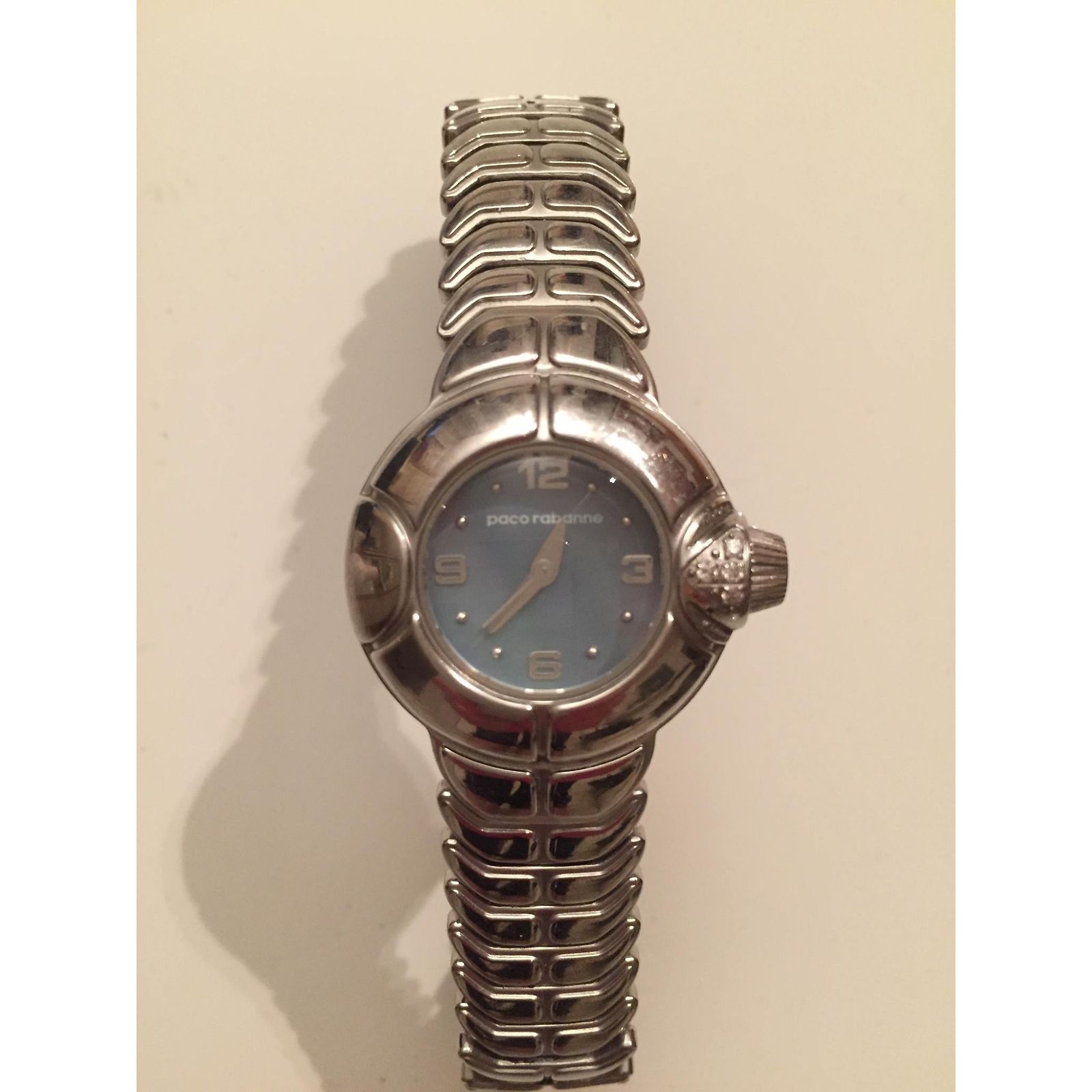 Montre Bracelet Paco Rabanne Pour Femme – Modèle Argenté, Neuf Avec étiquettes