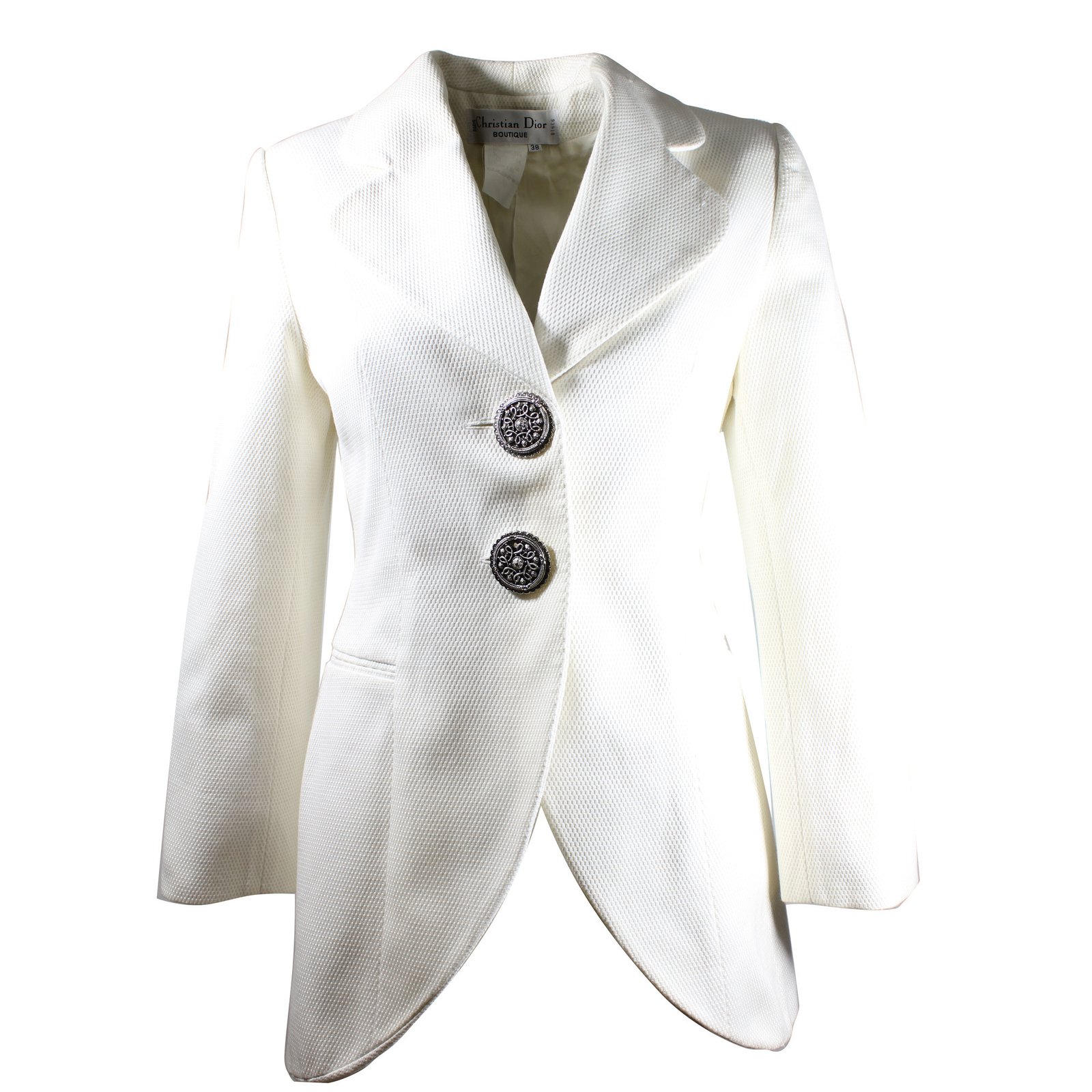 Christian Dior Jackets White Cotton ref.8542 - Joli Closet