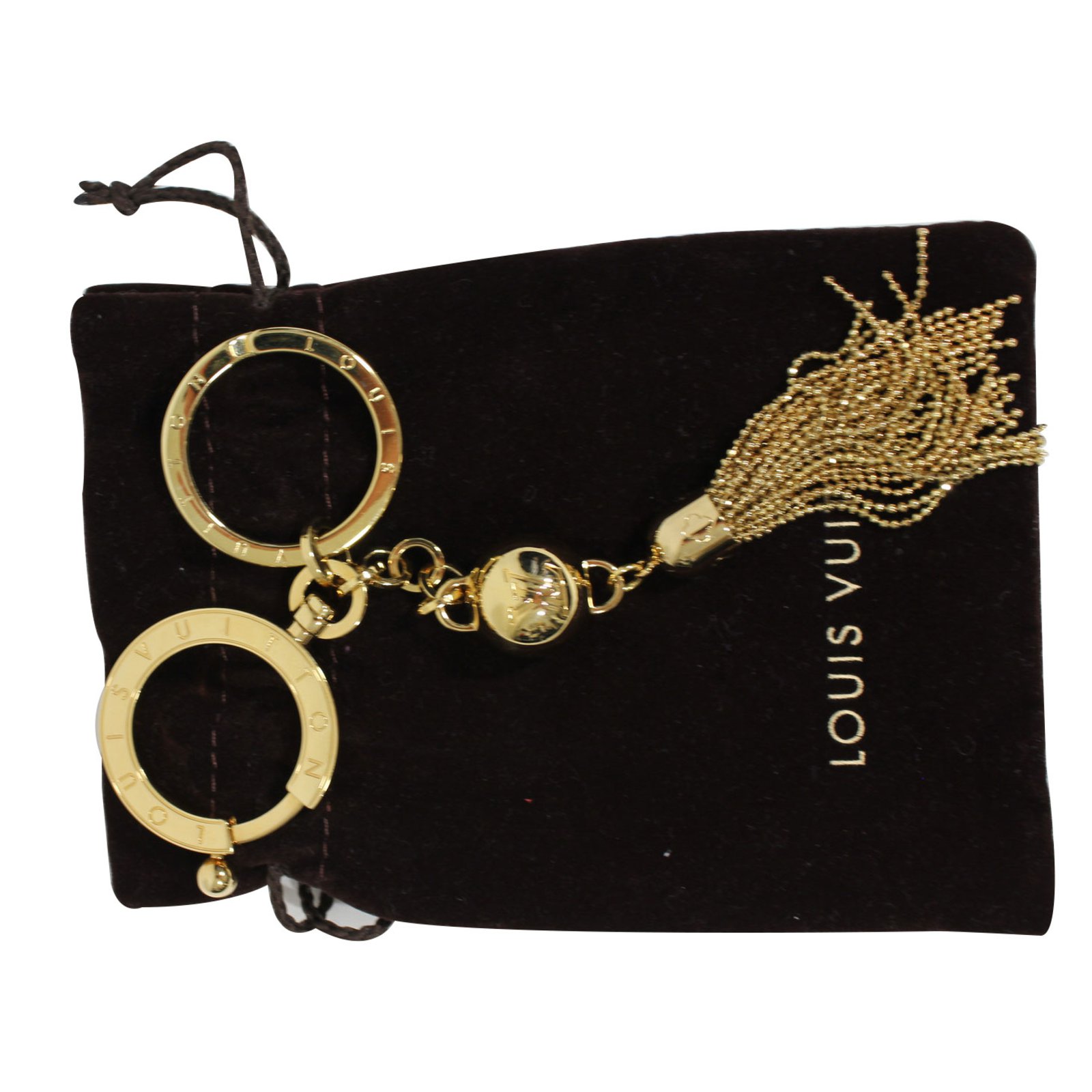 Louis Vuitton - Blooming Flowers Chain Bag Charm - Metal - Golden - Women - Luxury