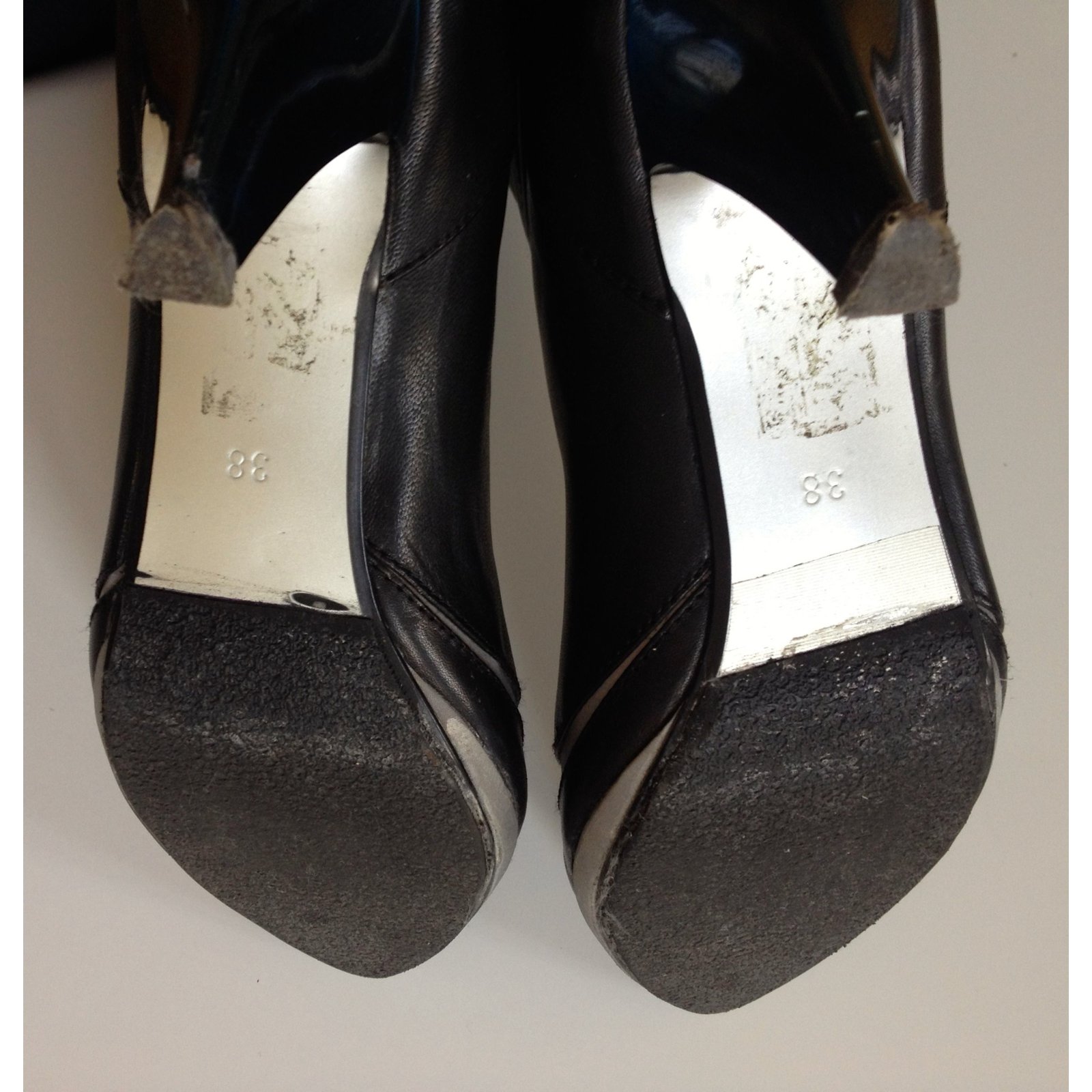 Autre Marque Boots Black Leather ref.8841 - Joli Closet