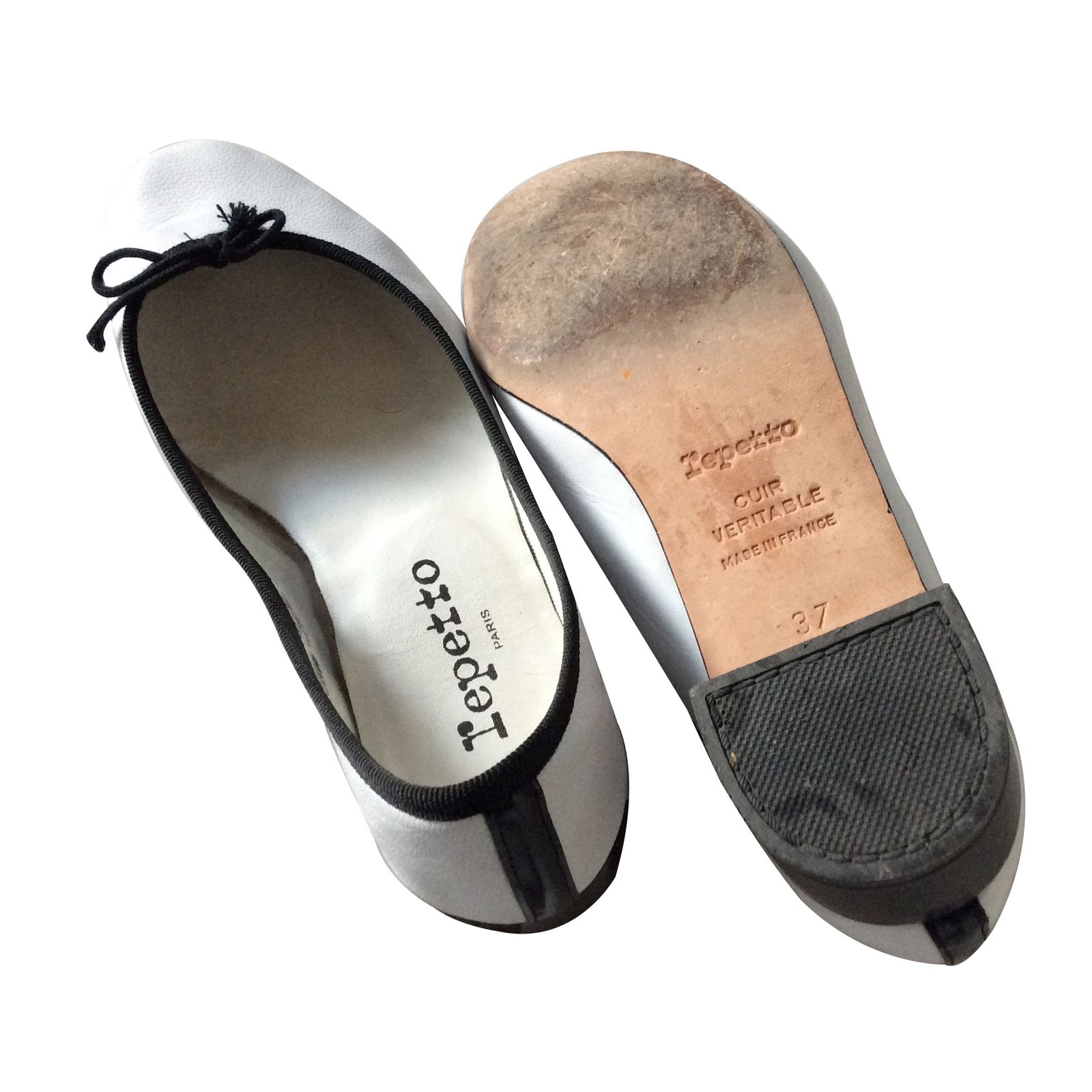 Repetto Ballet flats White Leather Joli Closet