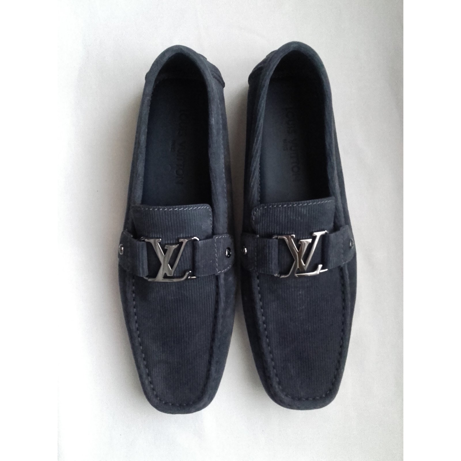 Louis Vuitton LV Zapatos De Hombre De Cuero casual De Conducción slip-ons Y  Mocasines