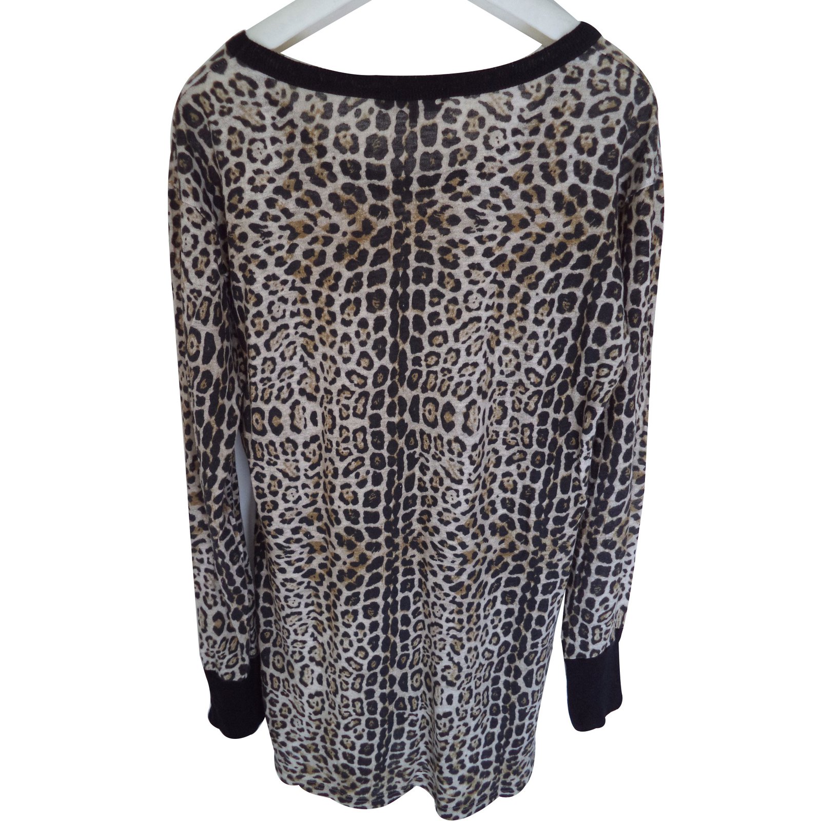 Sandro Knitwear Leopard print Linen ref.9632 - Joli Closet
