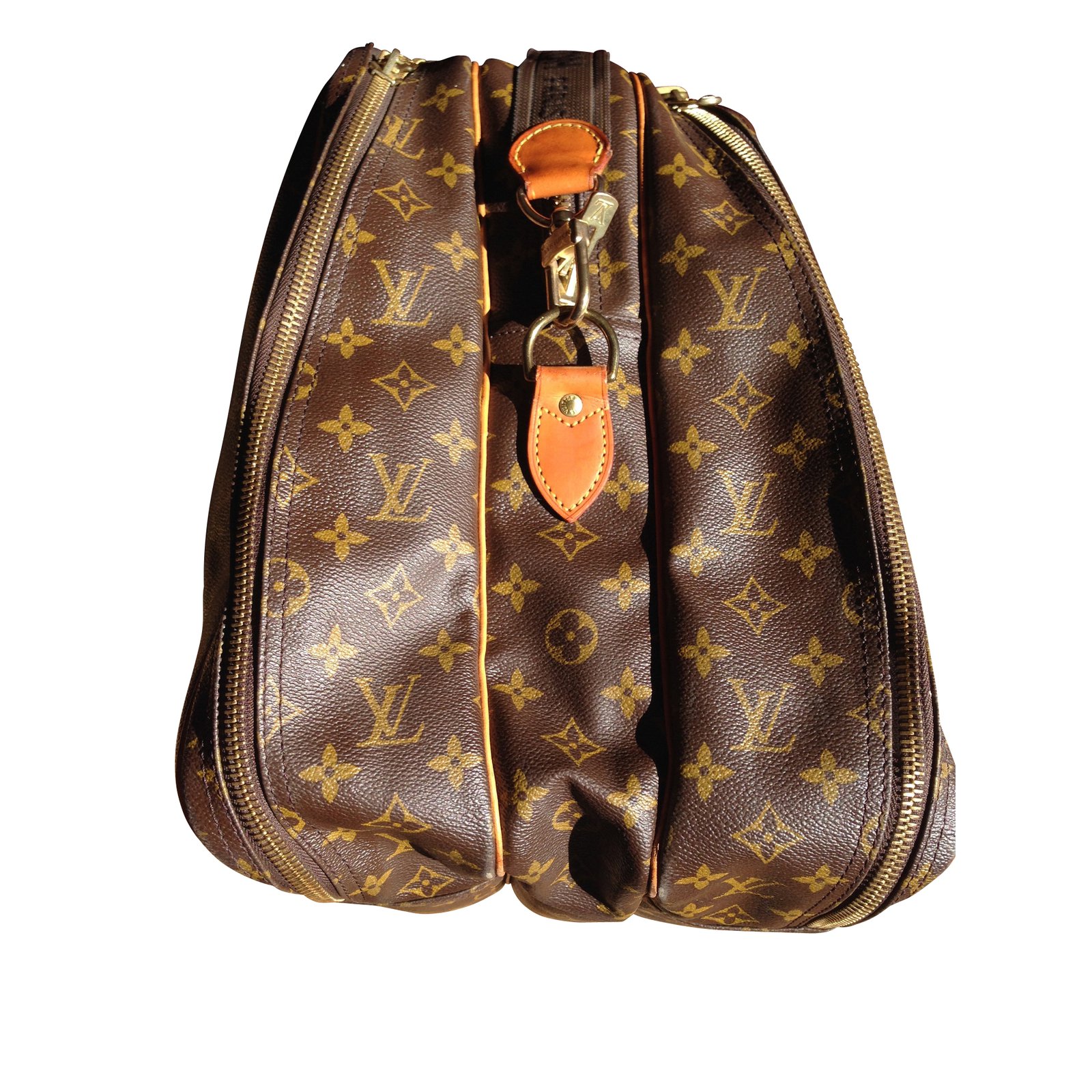 Louis Vuitton Travel bag Brown Synthetic ref.9650 - Joli Closet