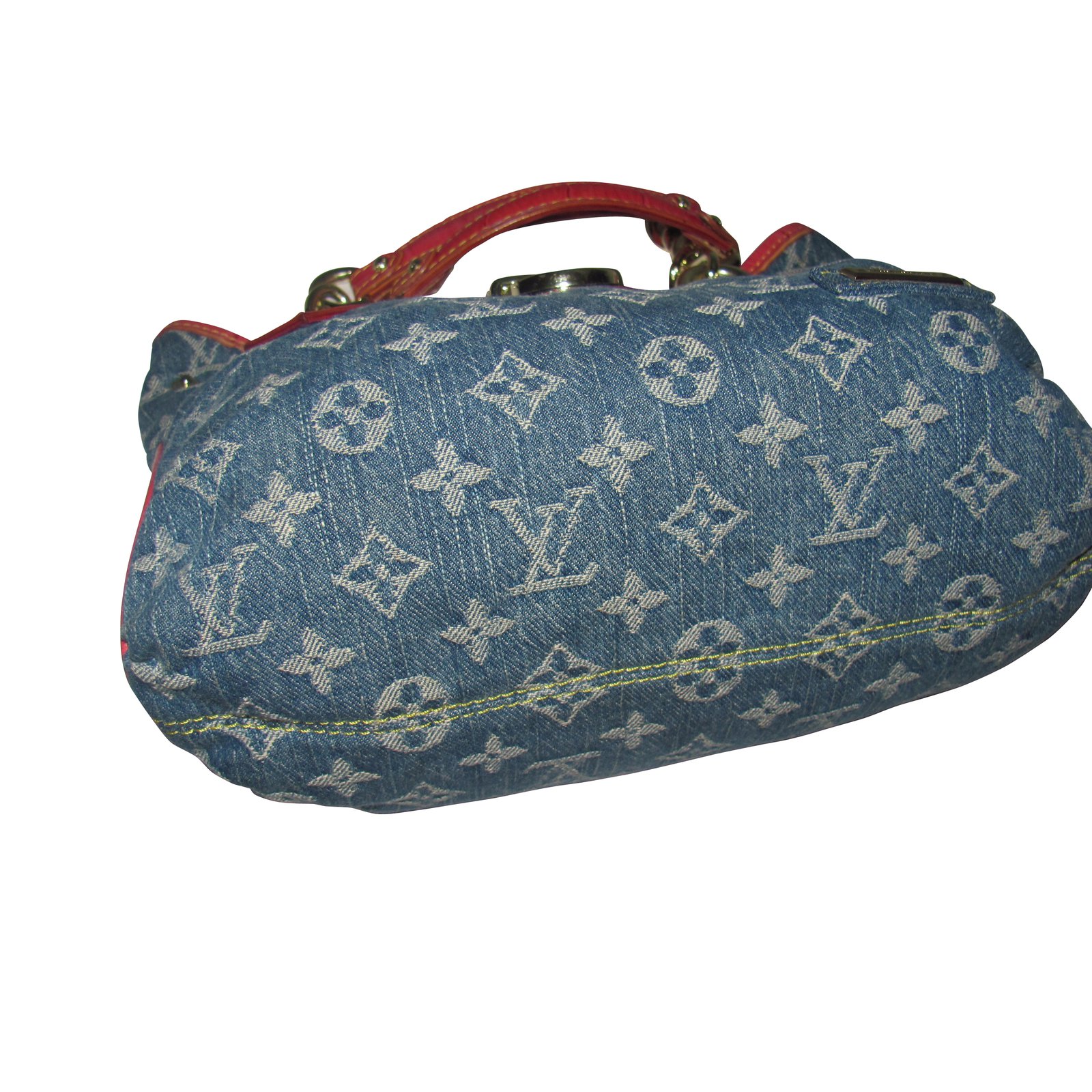 Louis Vuitton Handbags Blue Denim ref.727993 - Joli Closet