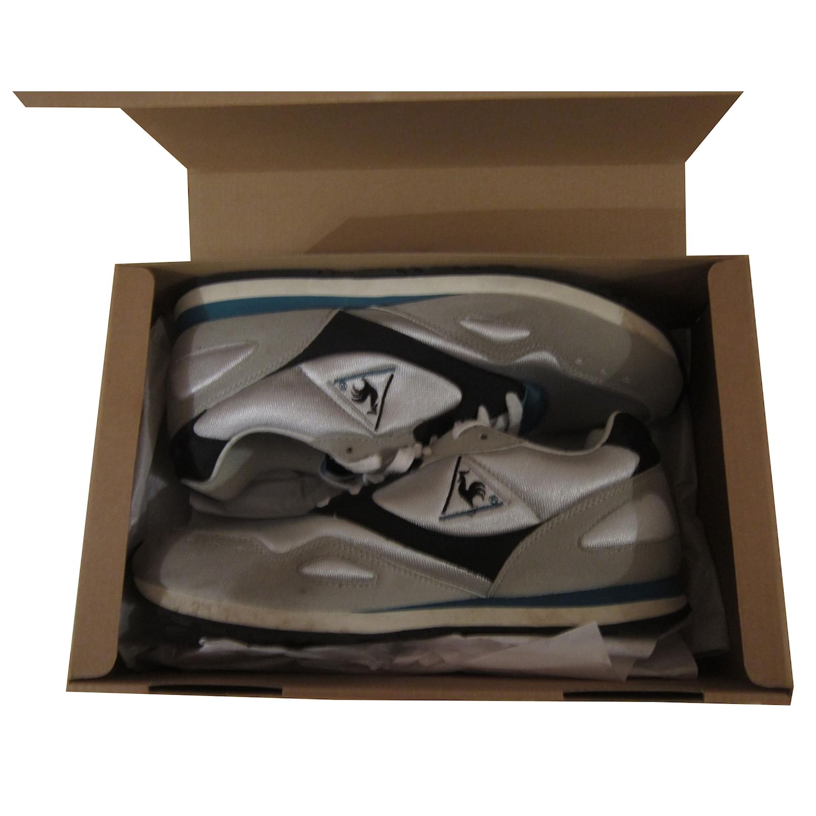 le coq sportif turin leather chambray