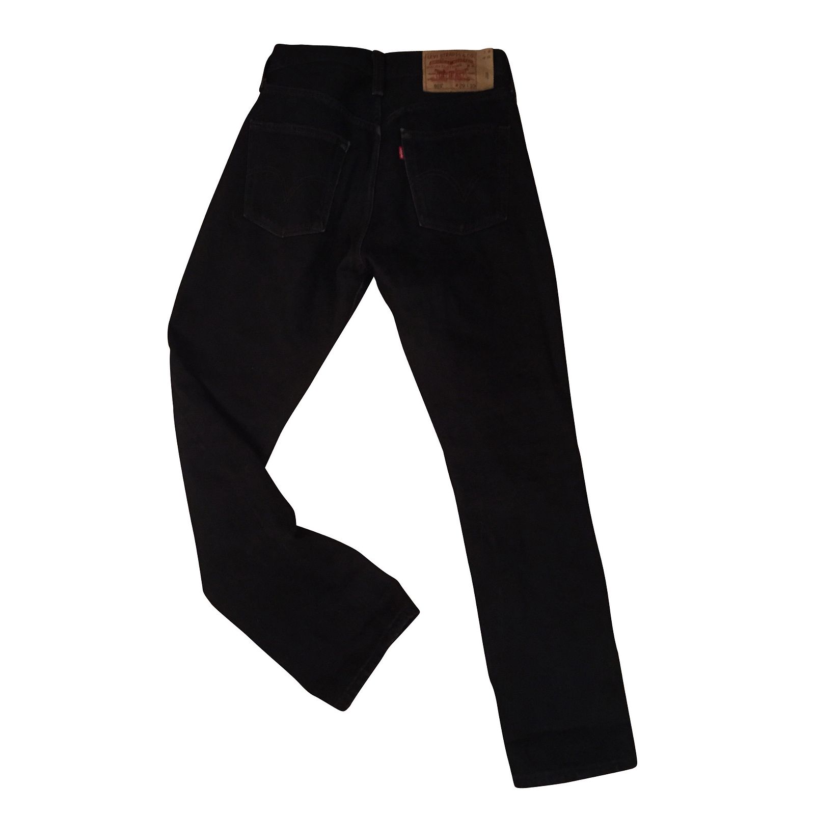 Jeans LEVI'S 501 Classic Noir - Coupe Droite Vintage, 100% Coton, Neuf Avec étiquettes