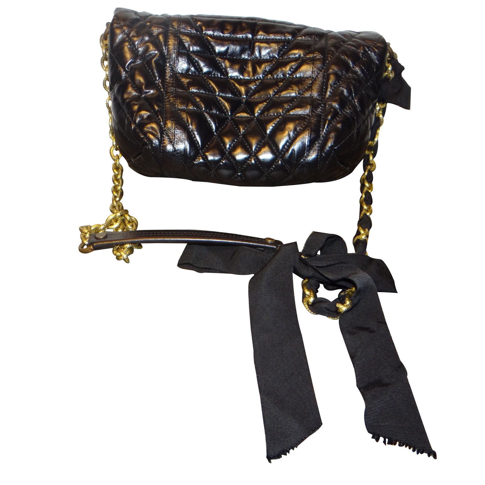 Lanvin Handbags Black Leather ref.11268 - Joli Closet