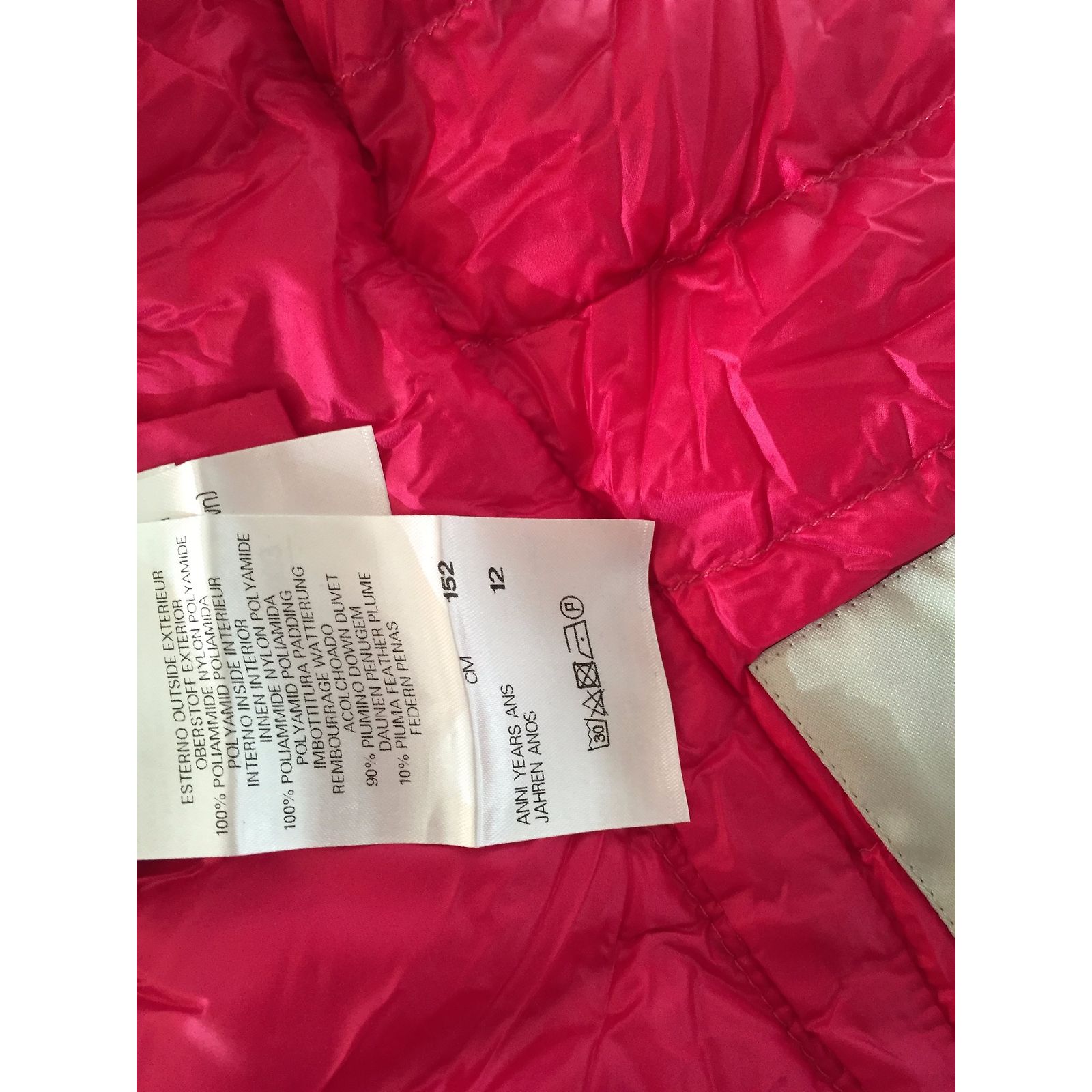 Doudoune Longue Bonpoint Rose Pâle Pour Fille 3 Ans - Occasion Très Bon état - Manteau Chaud Et élégant - Fabriqué En France