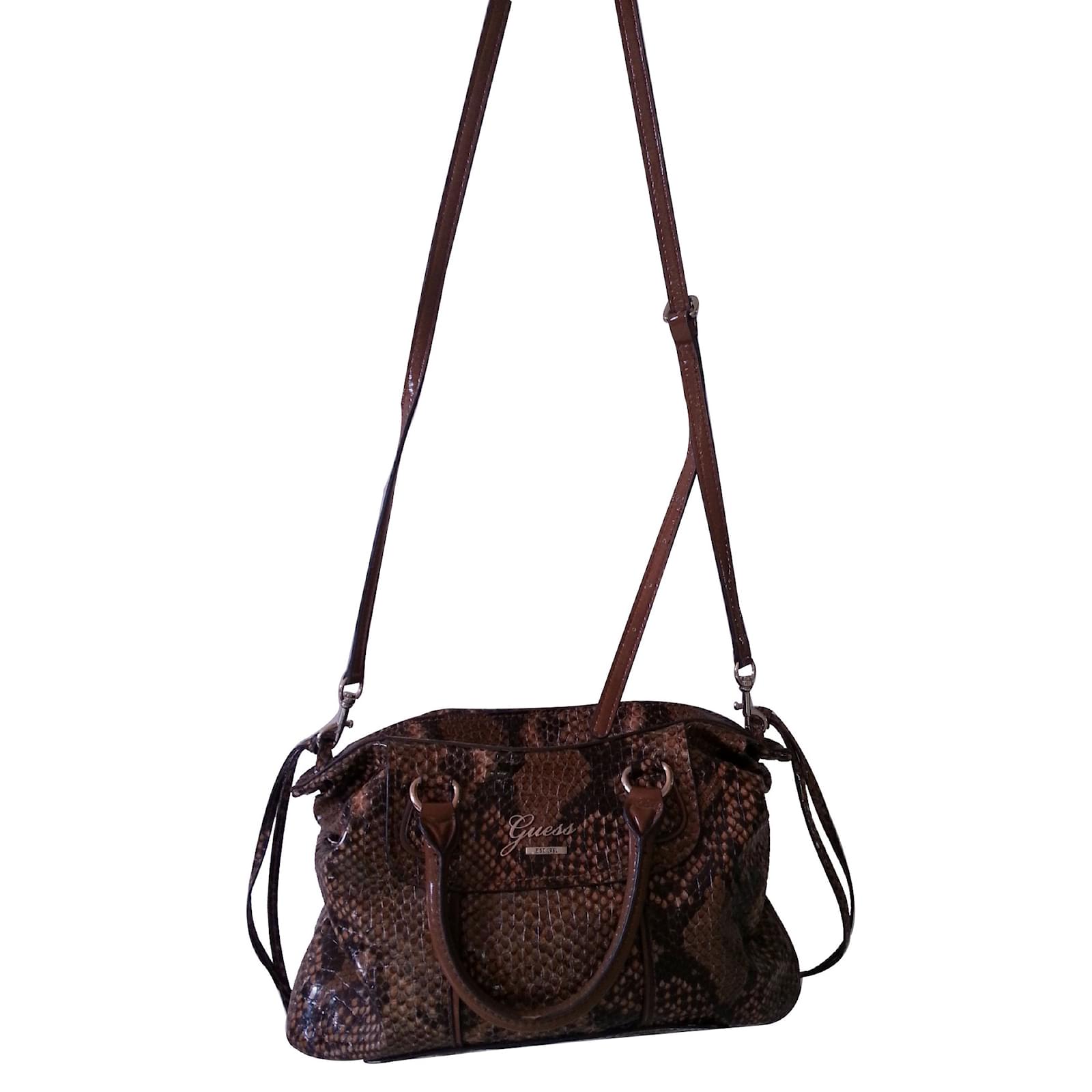 Guess Handbags Python print Patent leather ref.12011 - Joli Closet