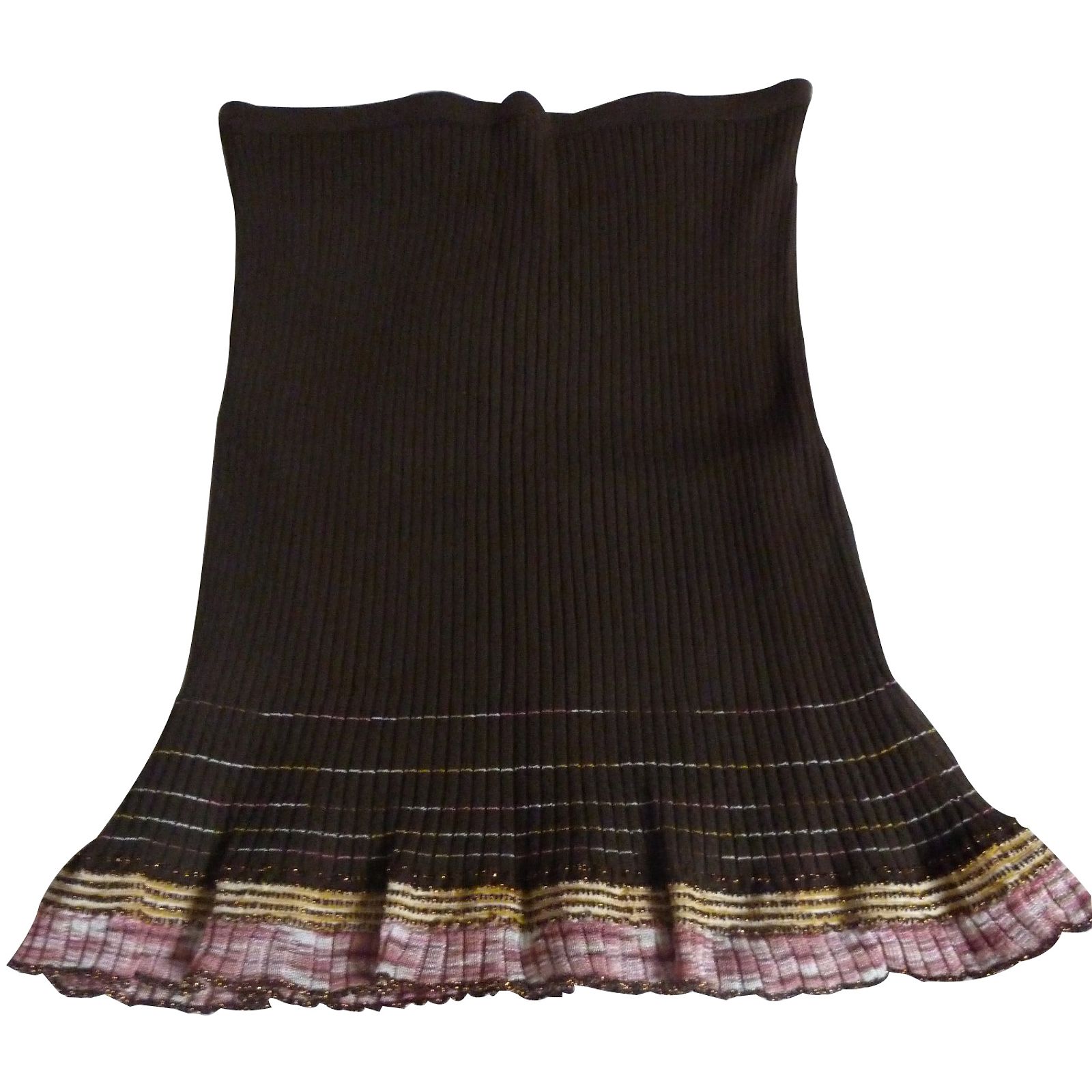 Jupe Missoni Pour Ado – Taille M Enfant/teens – Multicolore – Longueur Mini – Occasion Très Bon état – Style Junior
