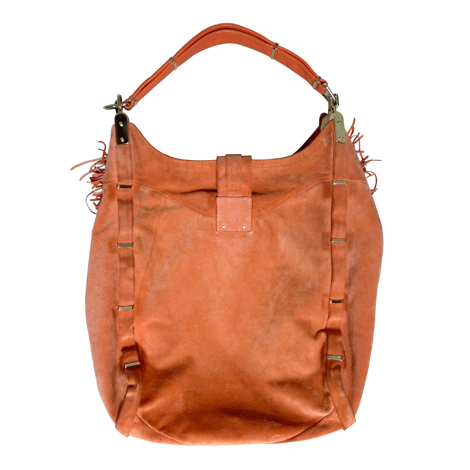 Sacs Céline Dimitri Ref Daim À Closet Orange Main Joli 13302 XuOkiPZ