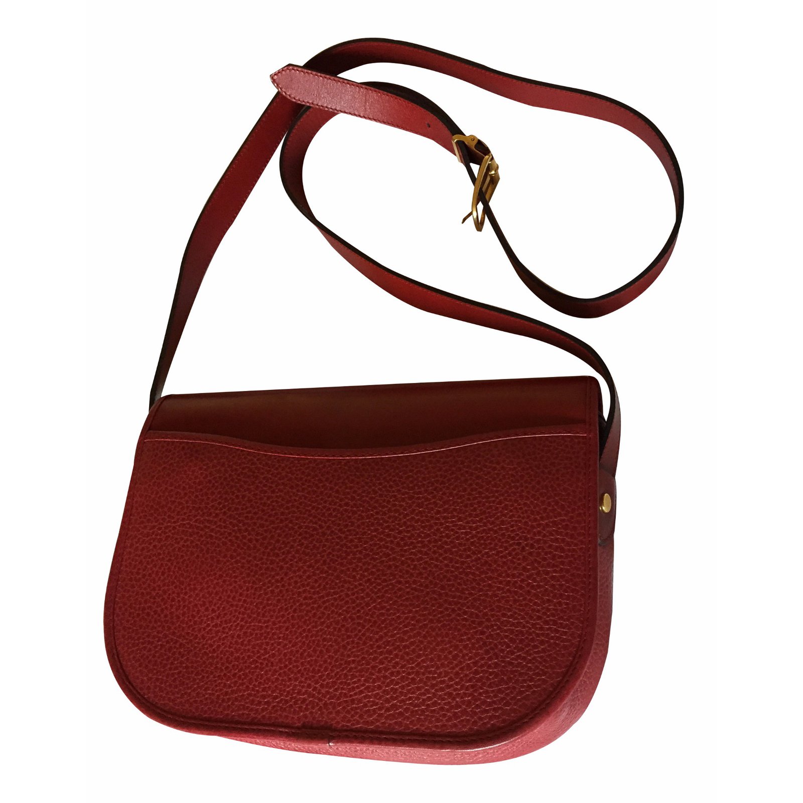 Ba&Sh Handbags Red Leather ref.126149 - Joli Closet