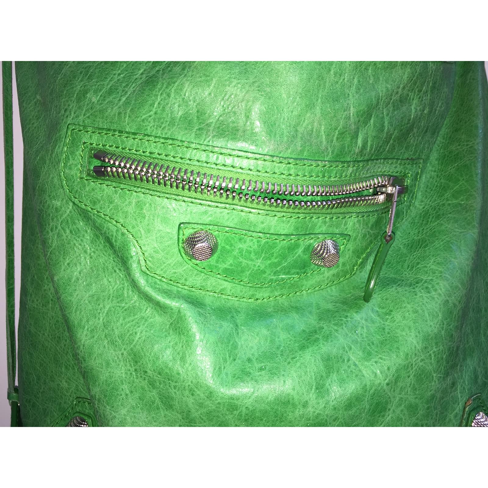 balenciaga tote bag green