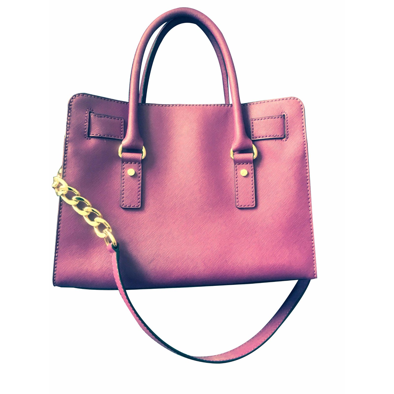 Michael Kors Ginny Purple Leather ref.810082 - Joli Closet