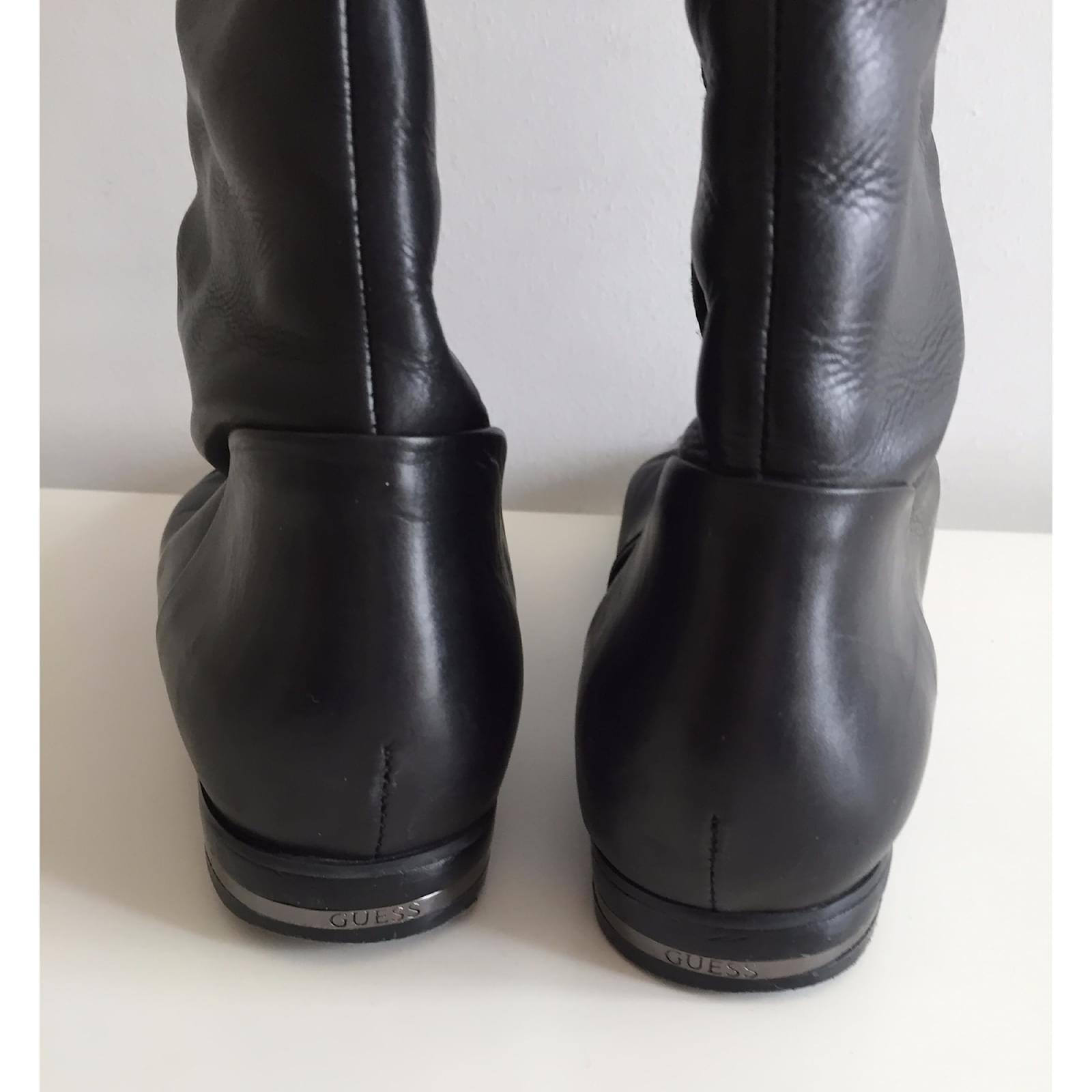botte guess caoutchouc