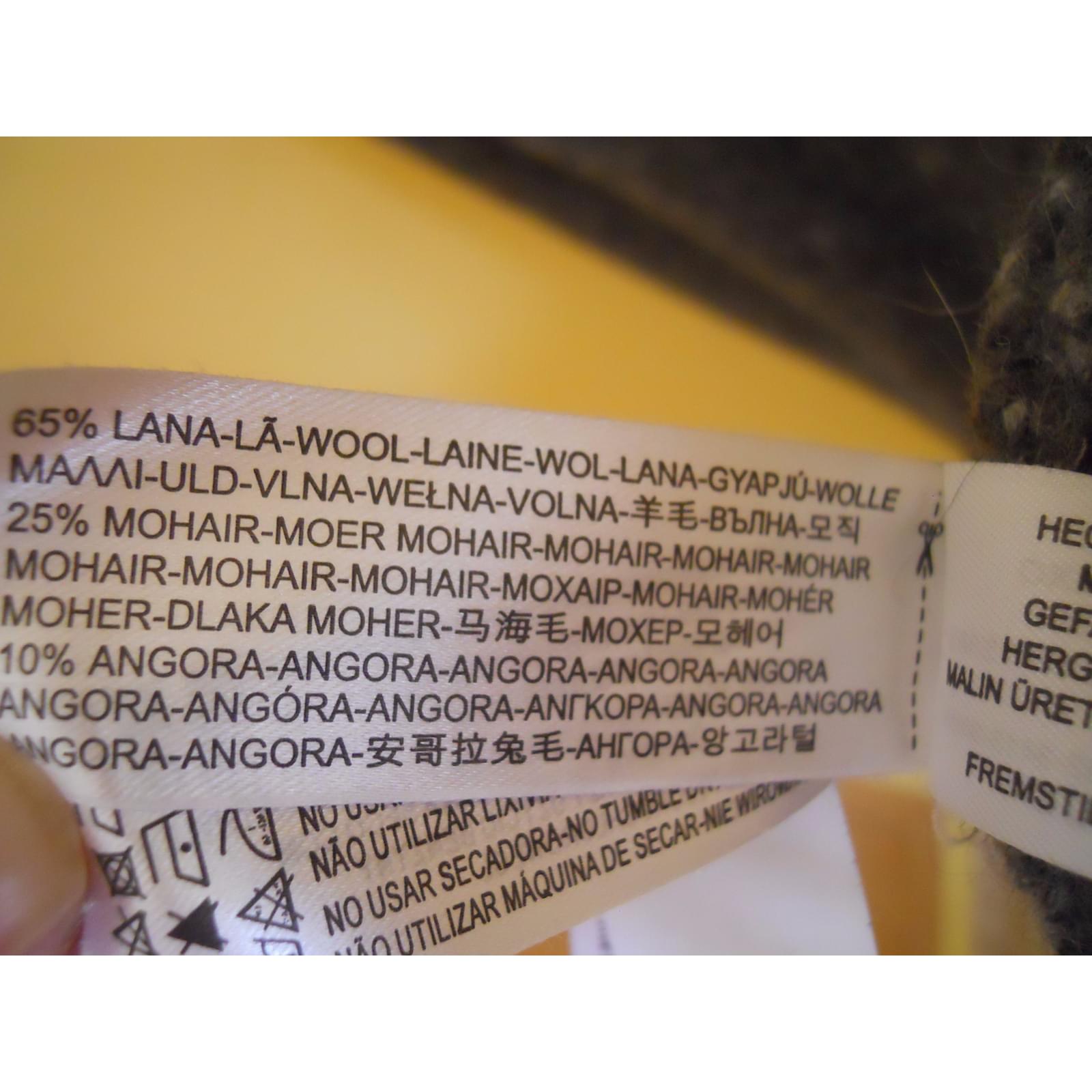 Zara Veste Laine Kaki ref.16592 - Joli Closet