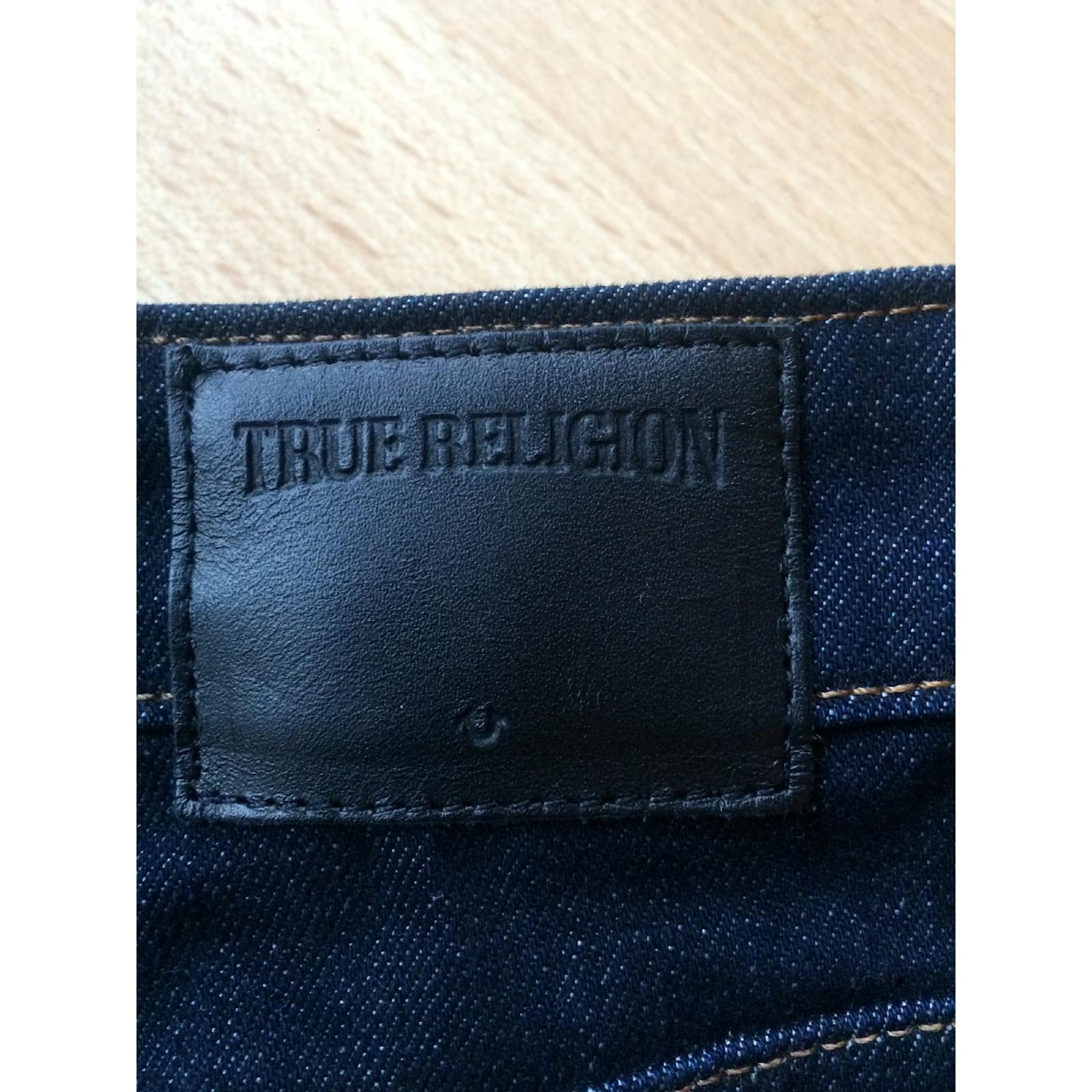 true religion denim skirt