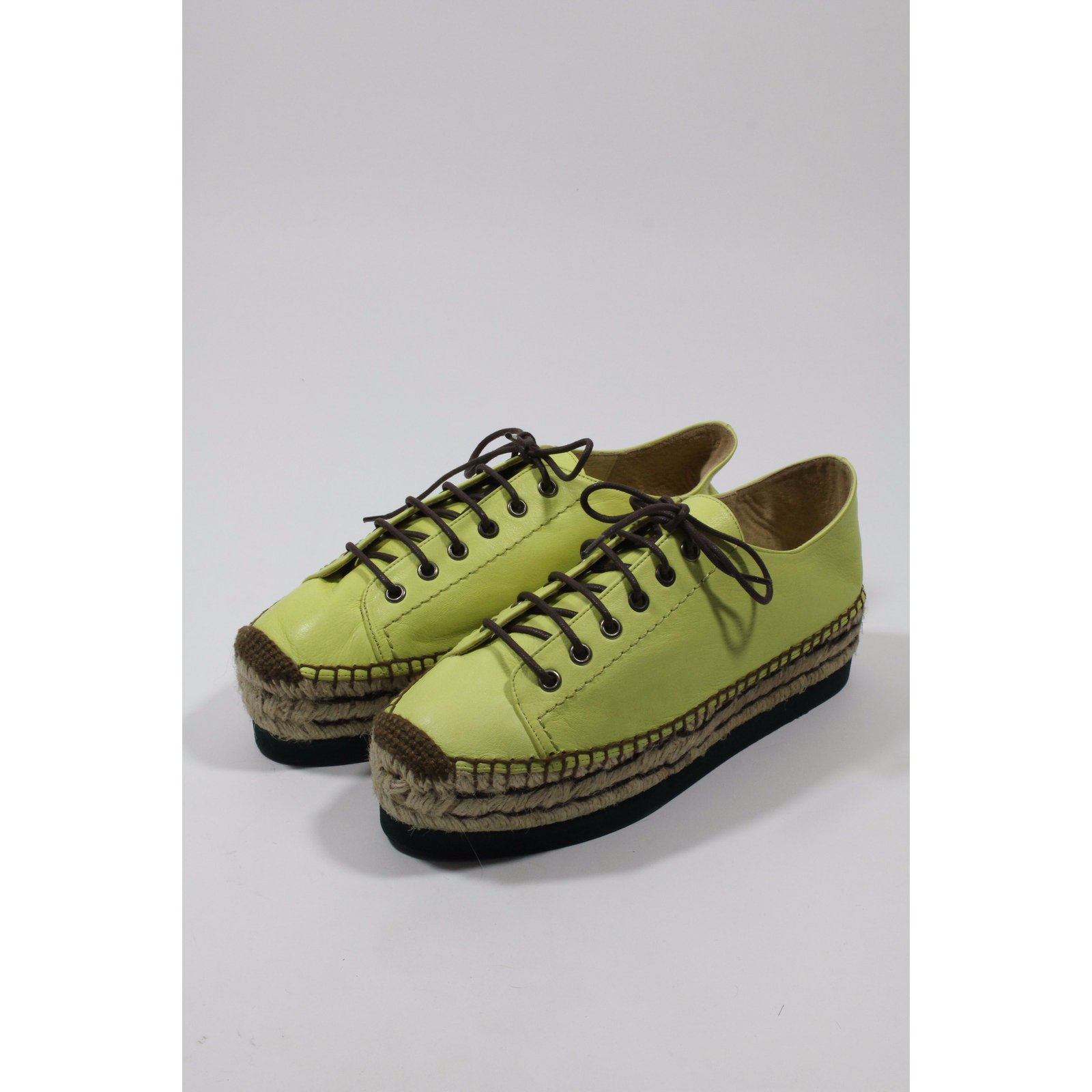 Palomitas Wedge sneakers Green ref.17185 - Joli Closet