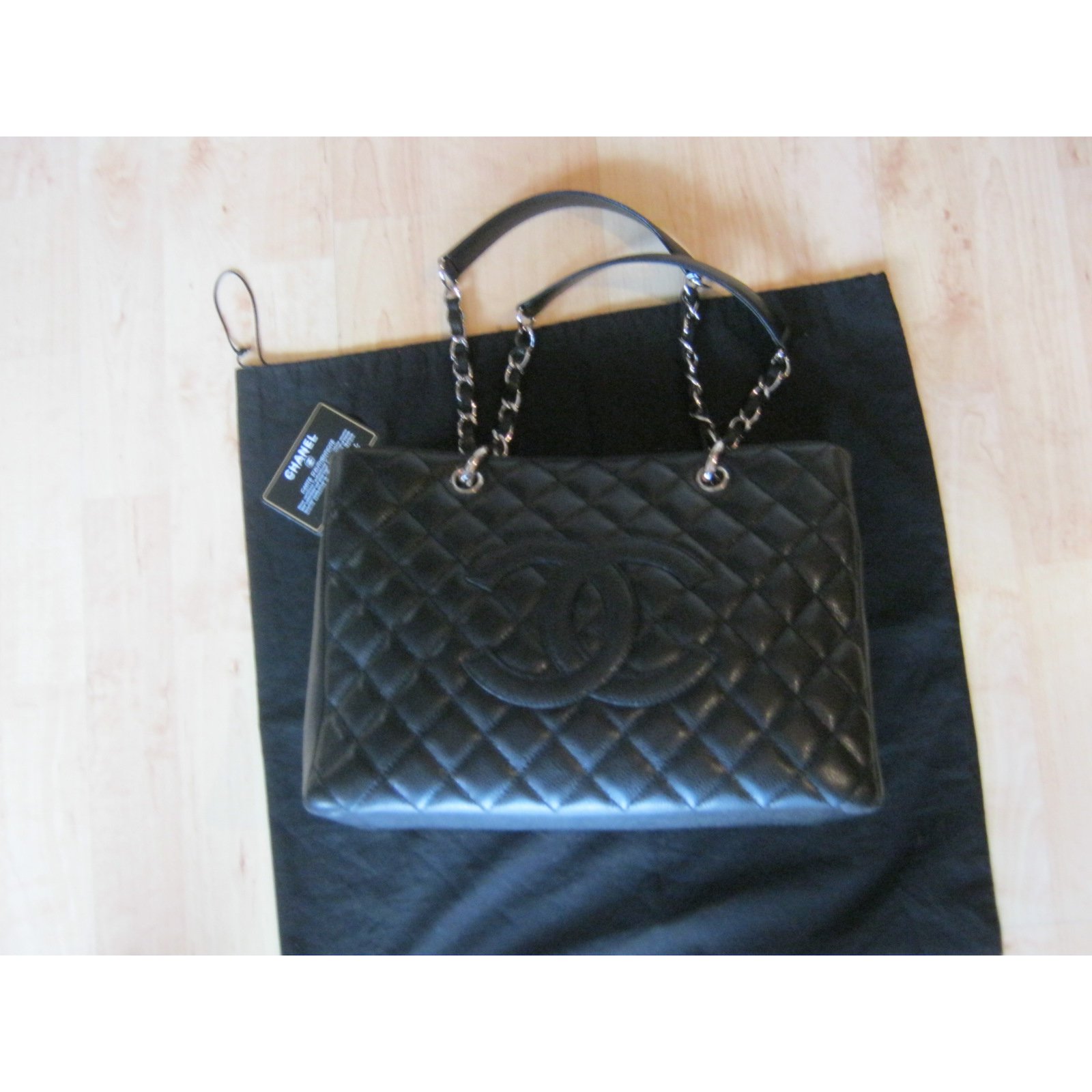 Chanel Grand Shopping GST Black Leather ref.17415 - Joli Closet