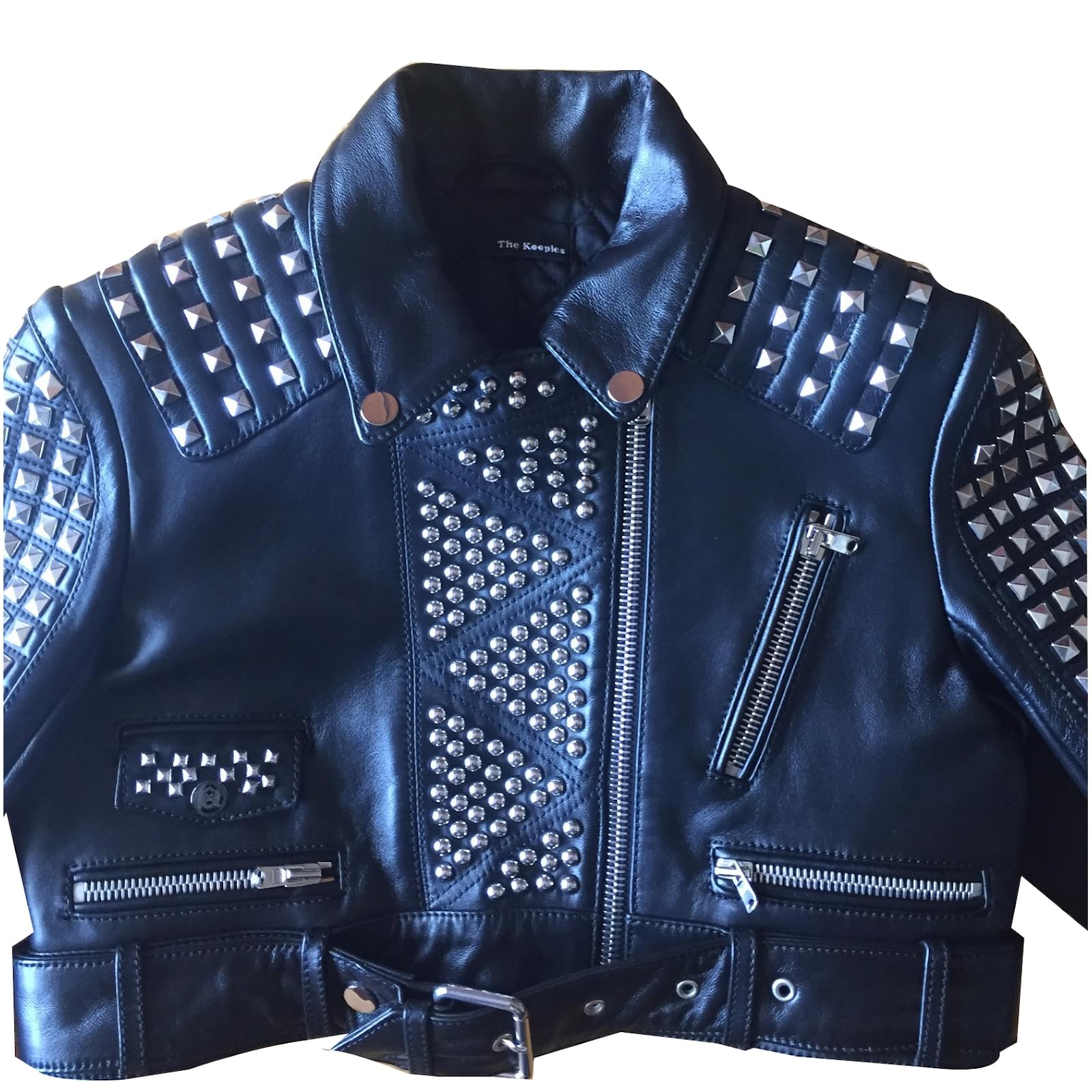 the kooples studded leather jacket