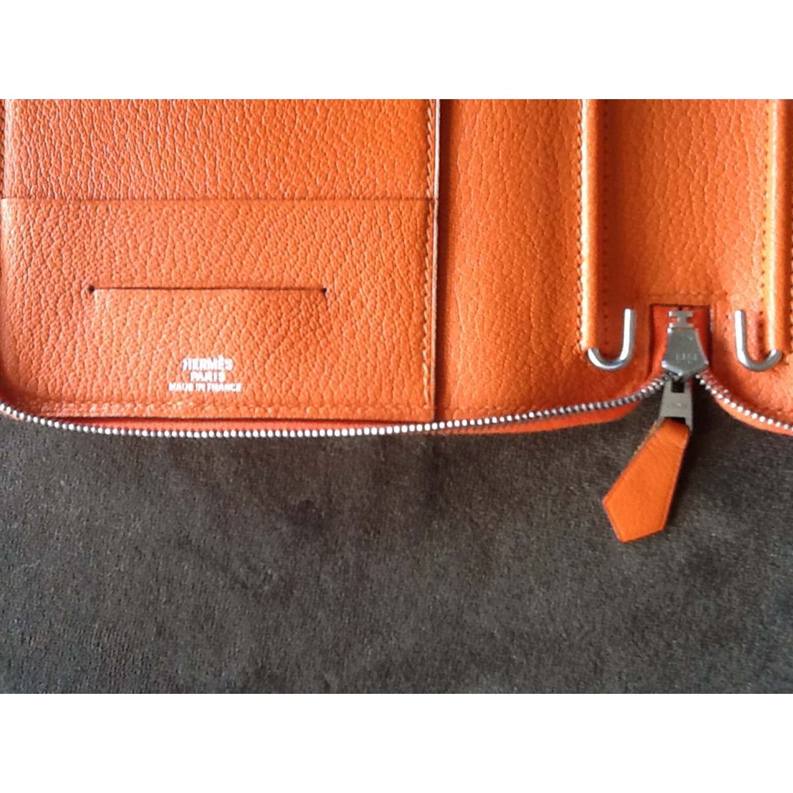 Hermès Agenda globe trotter Leather ref.17719 - Joli Closet