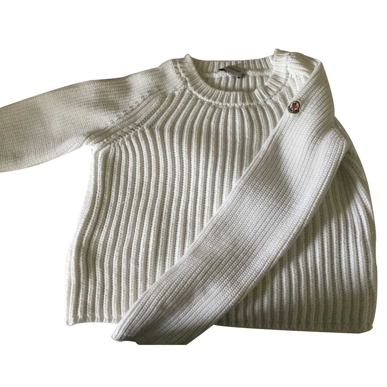 Moncler Knitwear White Cotton ref.18126 - Joli Closet