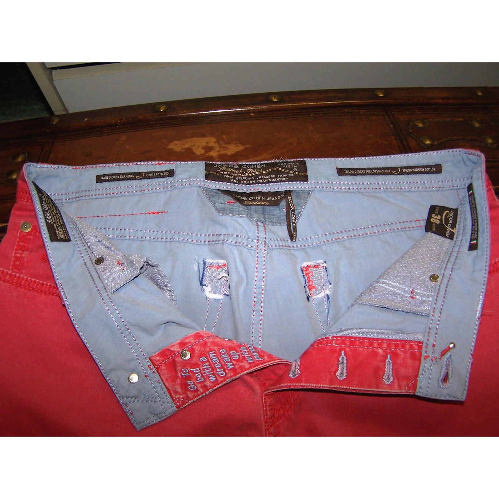 Jacob Cohen Denim Red Cotton ref.18159 - Joli Closet