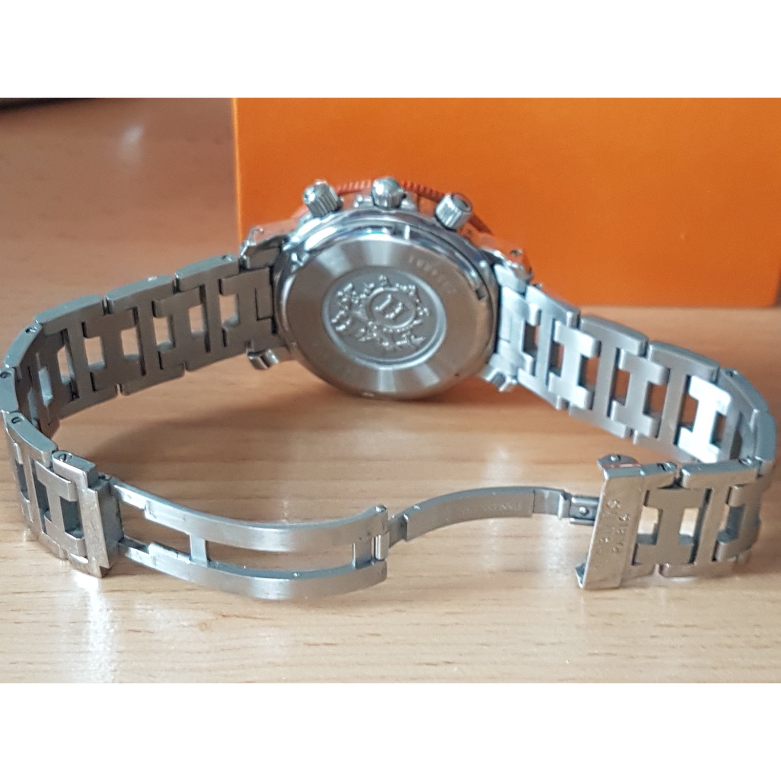 Montre clipper stainless online steel back