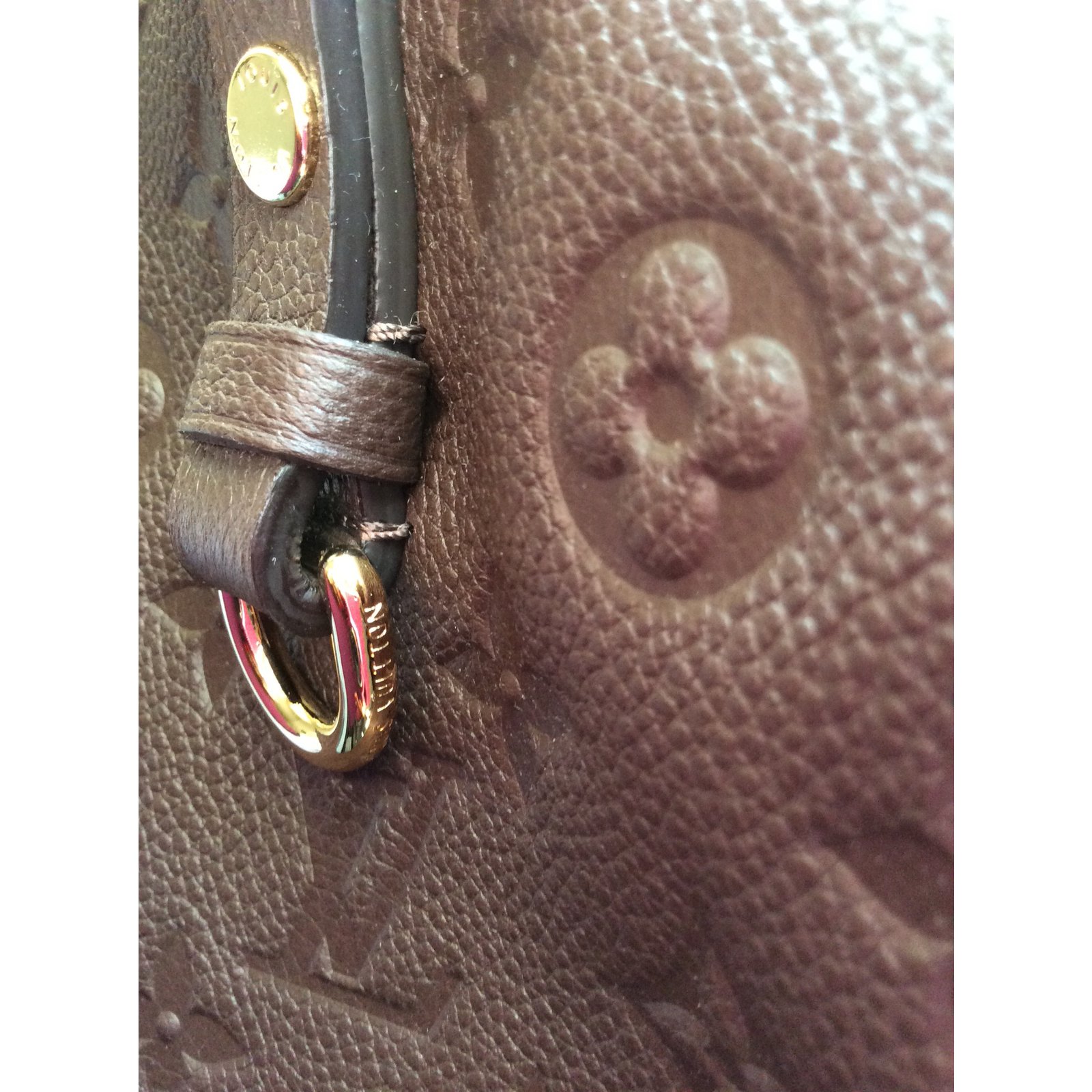 Louis Vuitton Citadine Empreinte GM Brown Leather ref.18405 - Joli