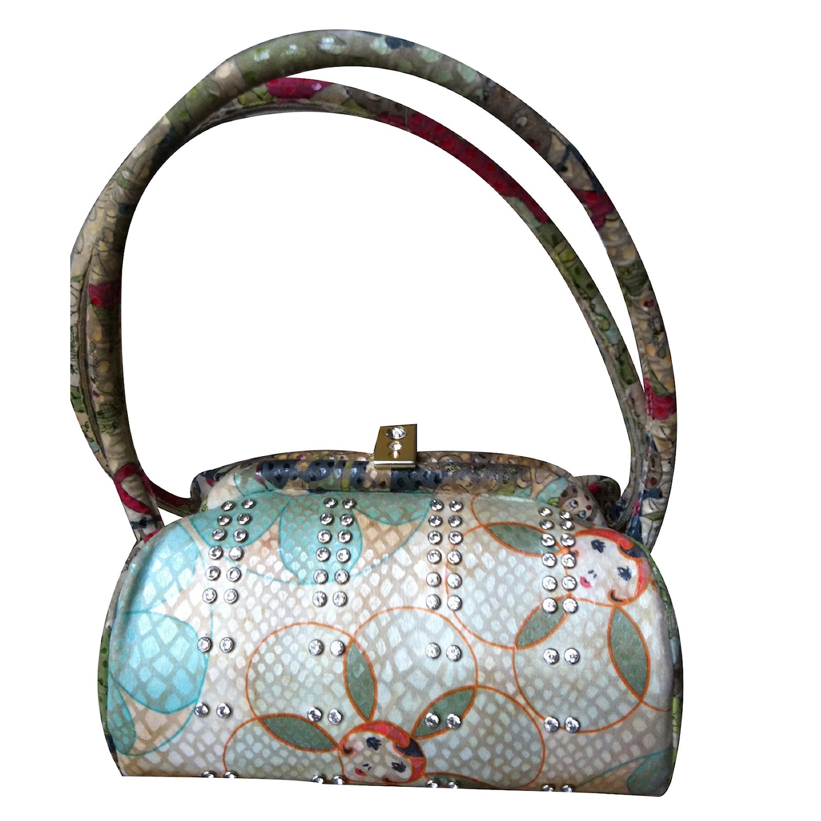 John Galliano Handbags Multiple colors Silk ref.18679 Joli Closet