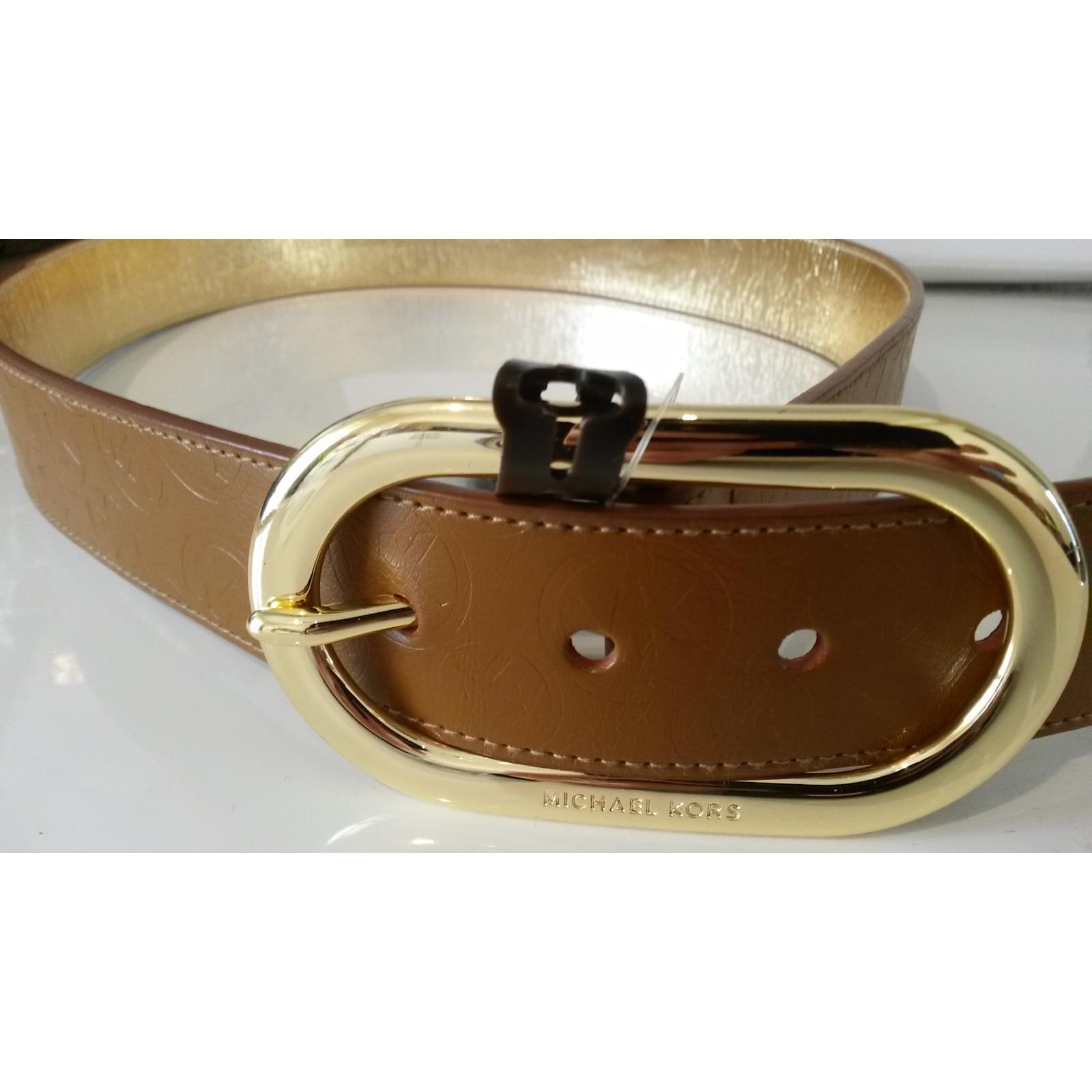 Michael Kors Belt Caramel Synthetic Joli Closet