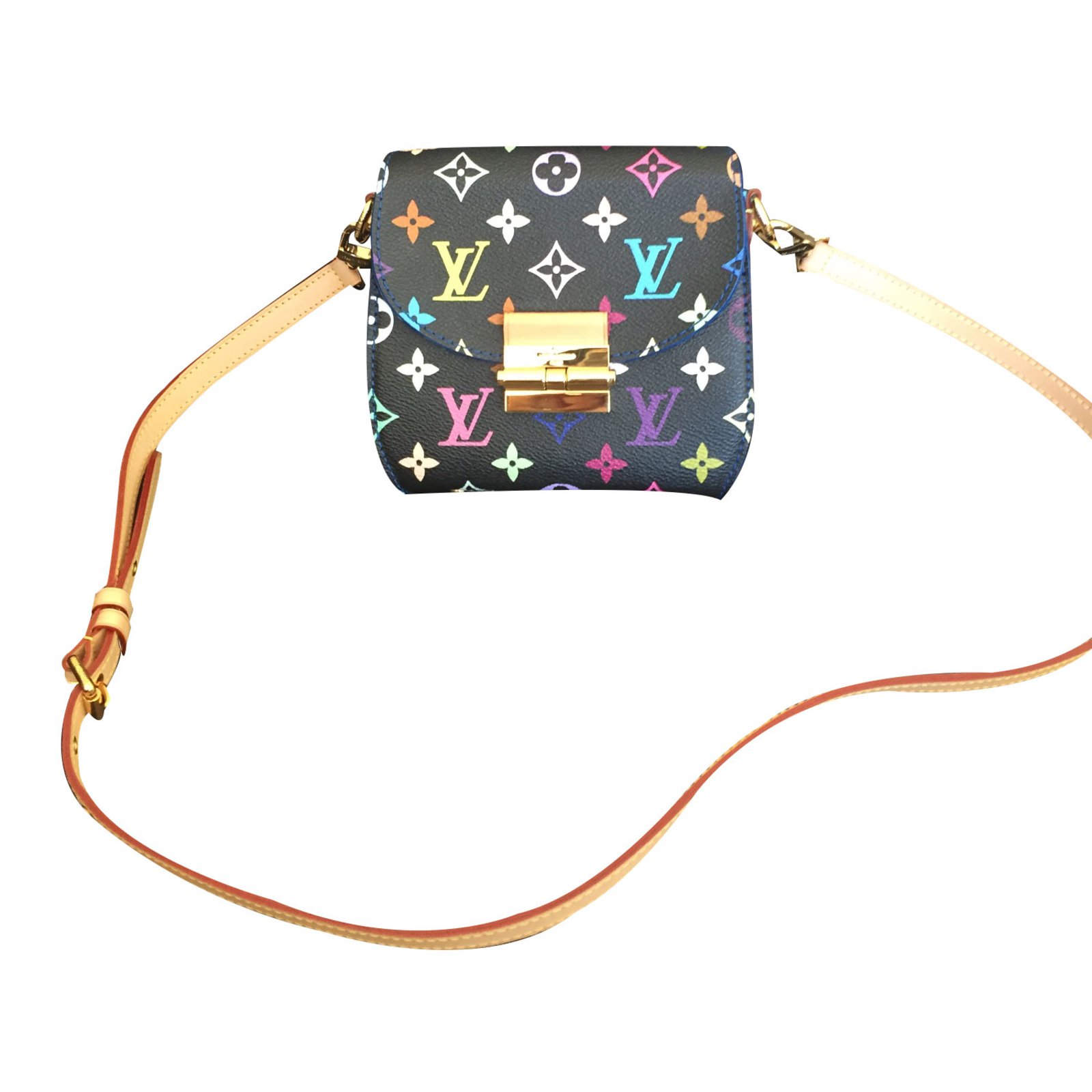 Louis Vuitton handbag Multiple colors Cloth ref.563385 - Joli Closet