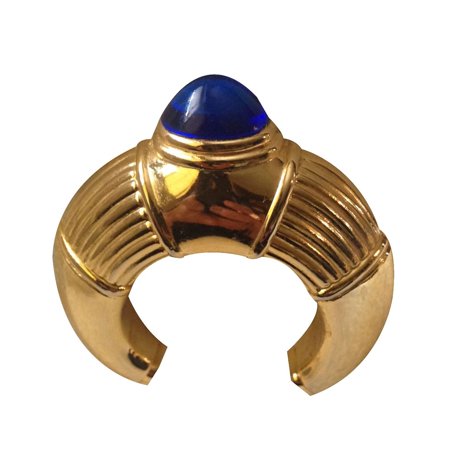 Broche Vintage Boucheron Paris En Métal Doré - Parfums Boucheron, Ancienne