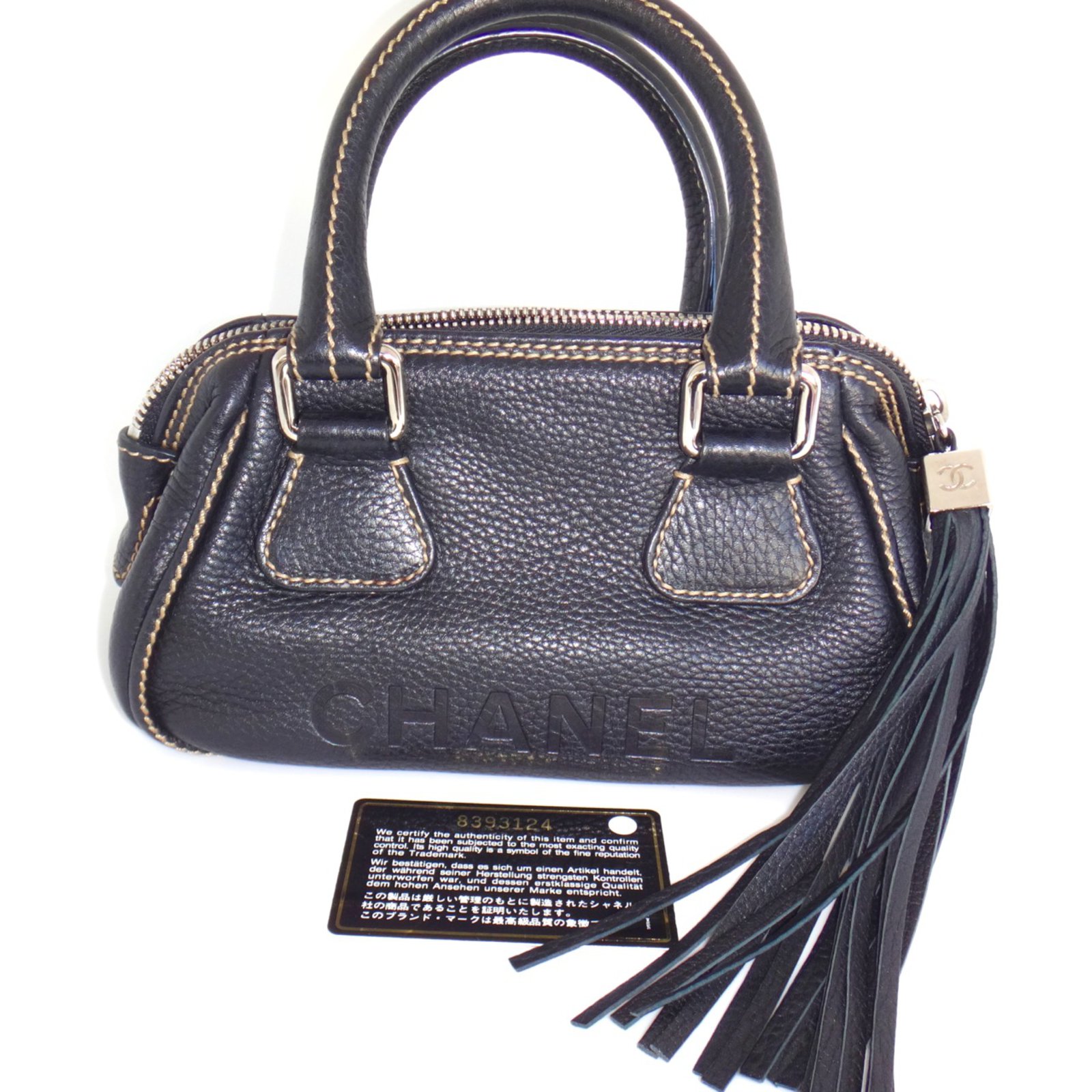 chanel lax tassel bag