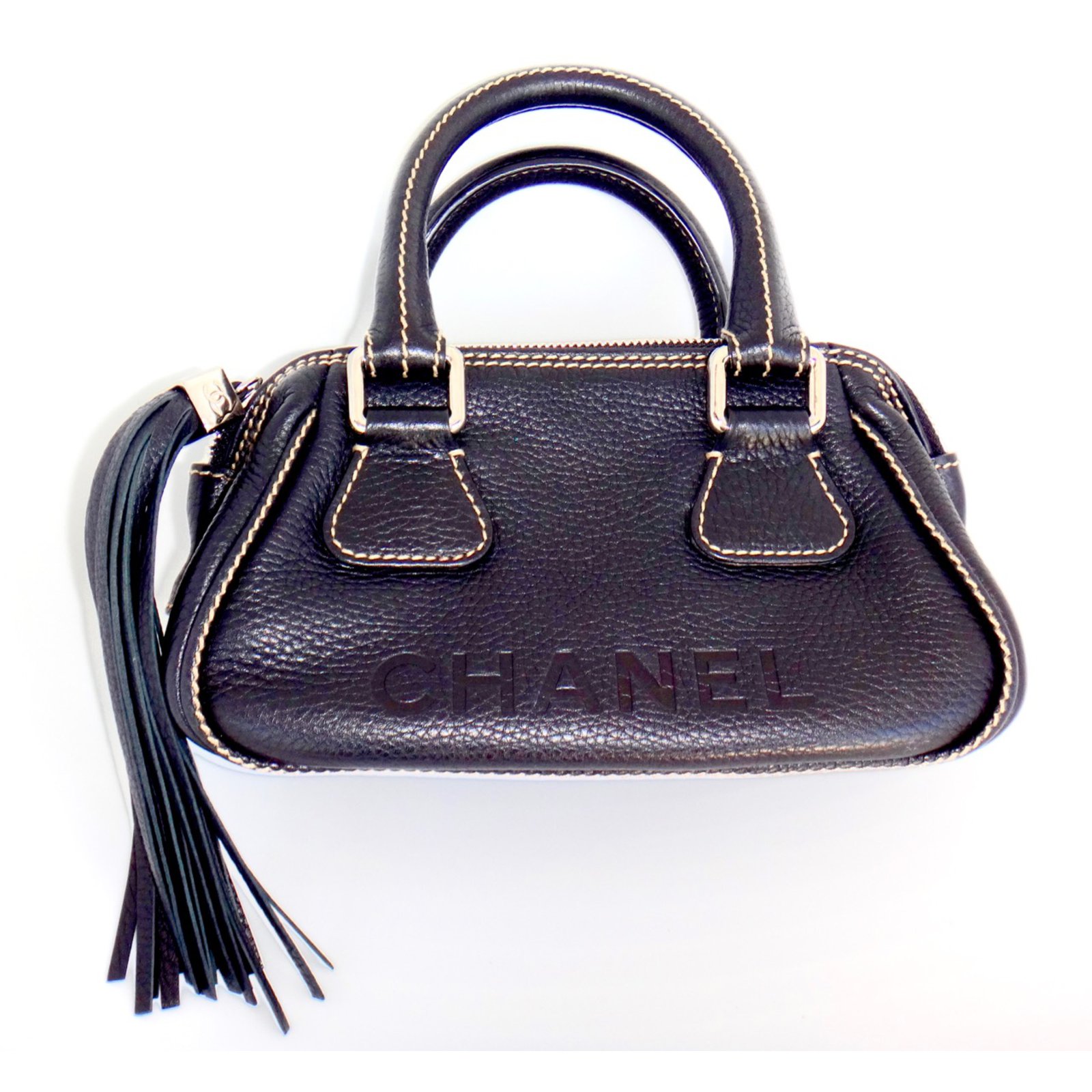 chanel lax tassel bag