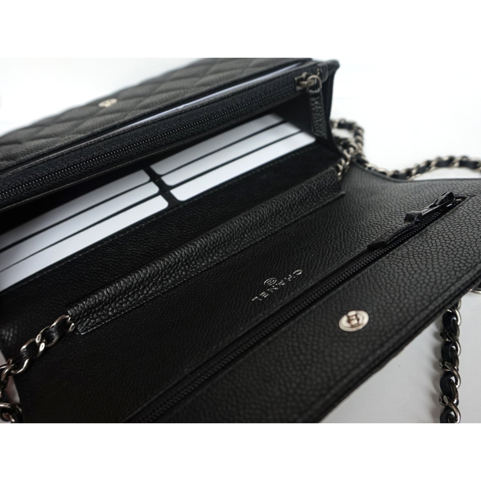 Chanel Boy WOC Black Leather ref.20546 - Joli Closet