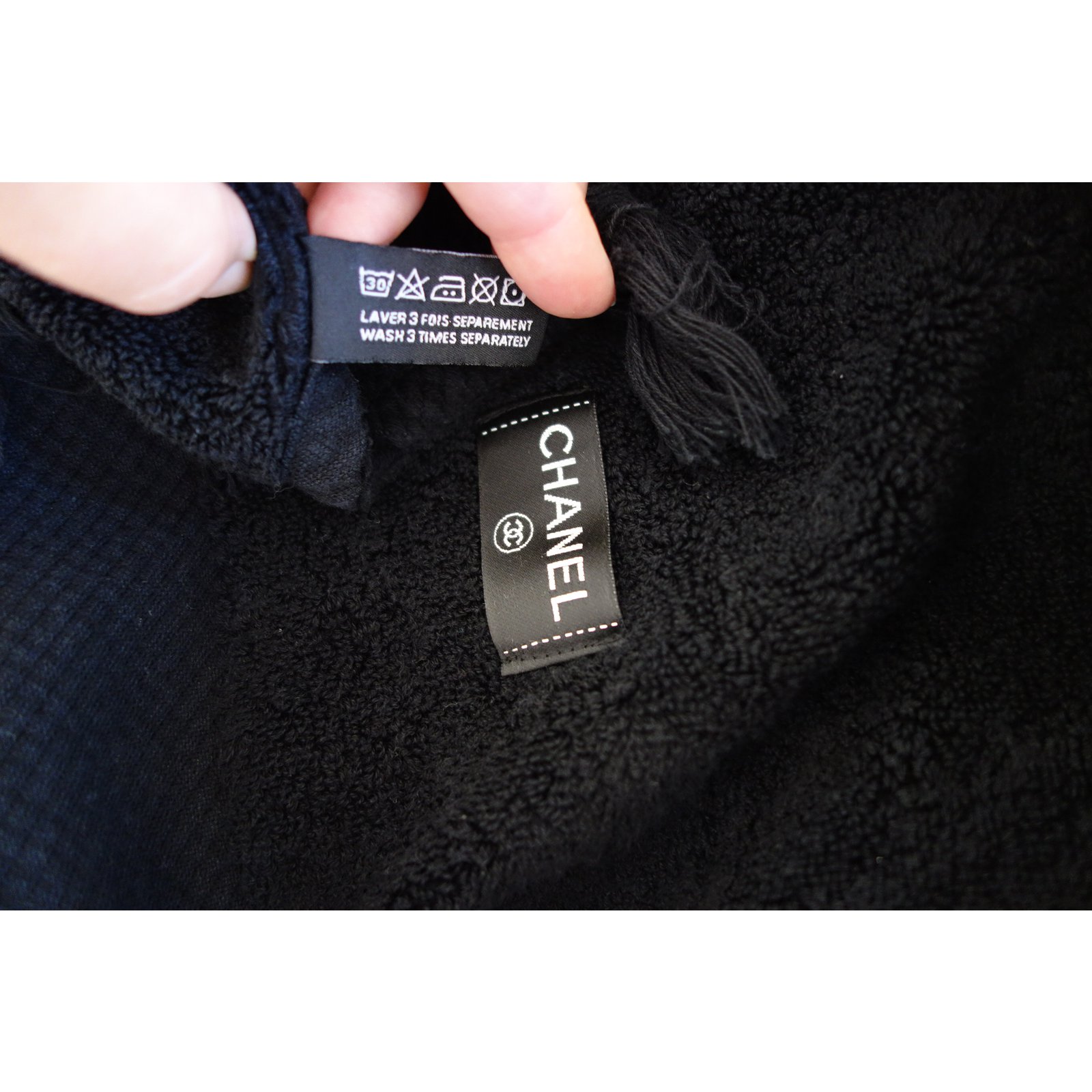 Linge de maison Chanel Noir taille XL International en Coton - 24655968
