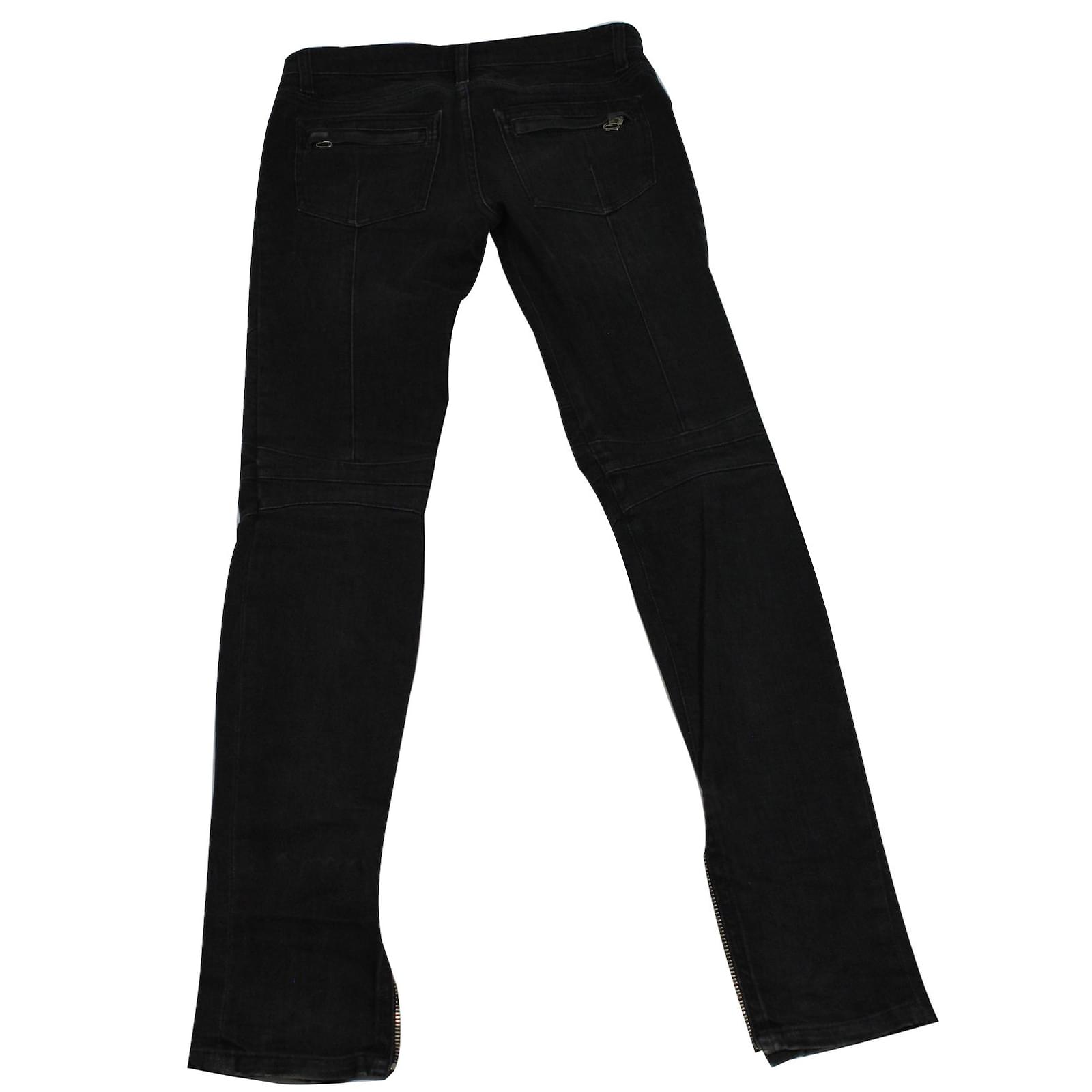 Pantalon Femme Noir Taille 40 - Imprimé Relief Velours, Coton élasthanne, Entrejambe 78cm